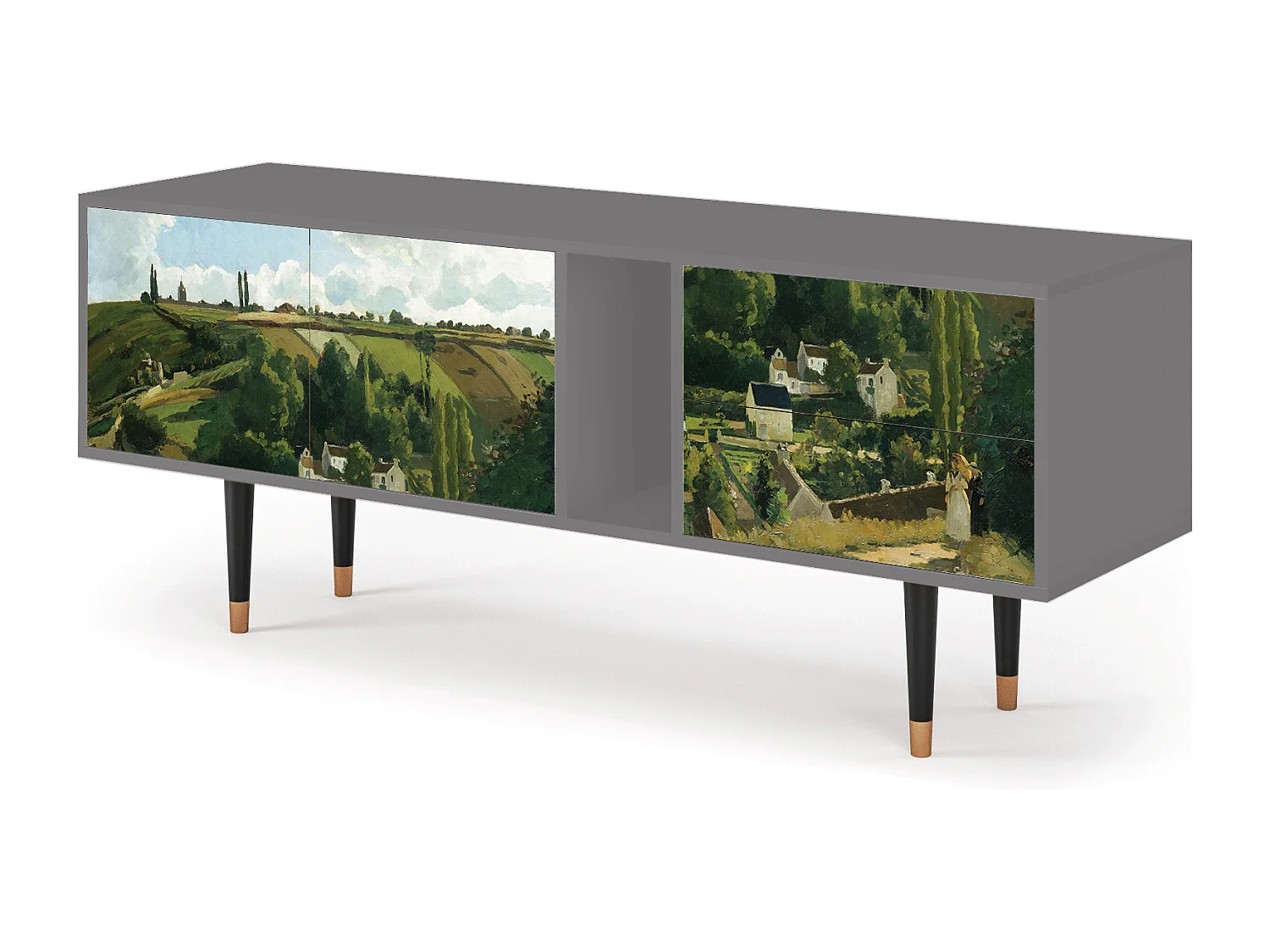 Meuble TV - 170х69х48 cm - T1 - Jalais Hill by Pissarro, Gris