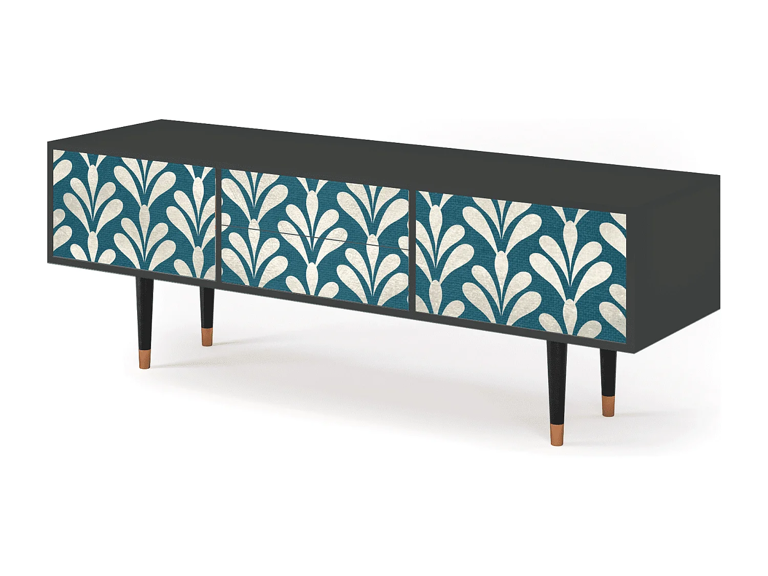 TV-Möbel - 170х59х48 cm - T4 - Milky Tears, Anthrazit