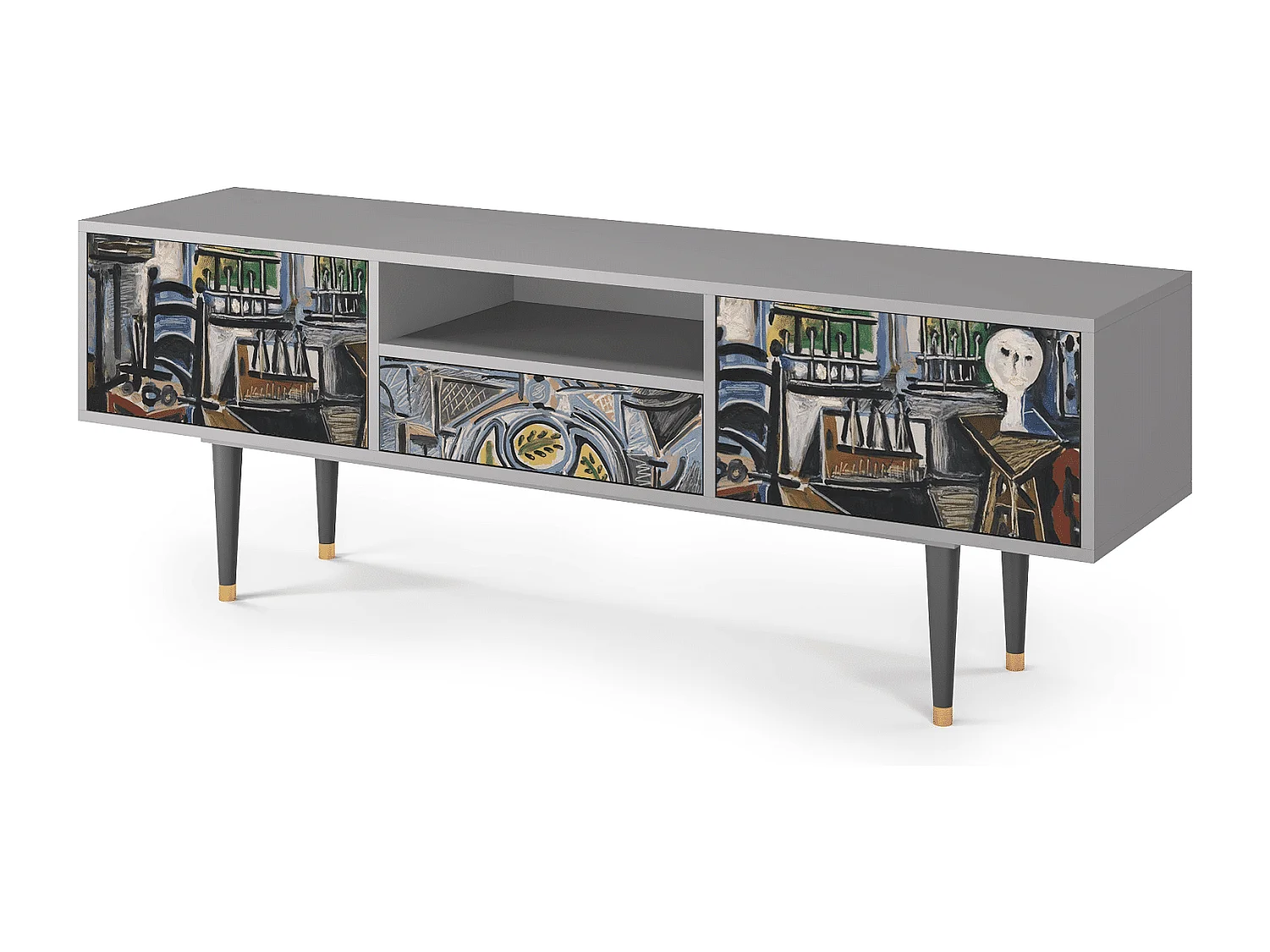 Mobile TV - 170х59х41 cm - T6 - The Studio , Grigio