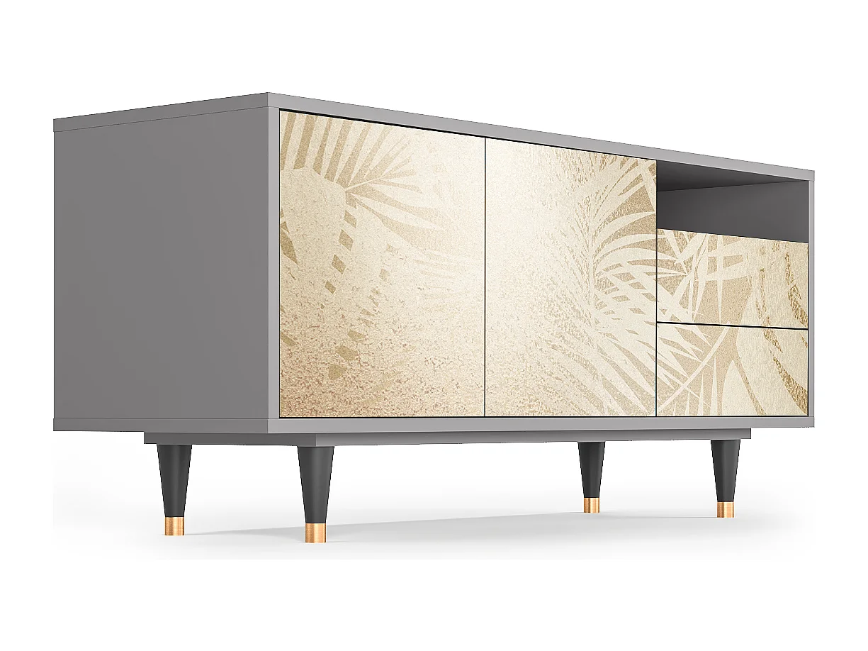 Meuble TV - 125х56х41 cm - T7 - Plant of the Dessert, Gris