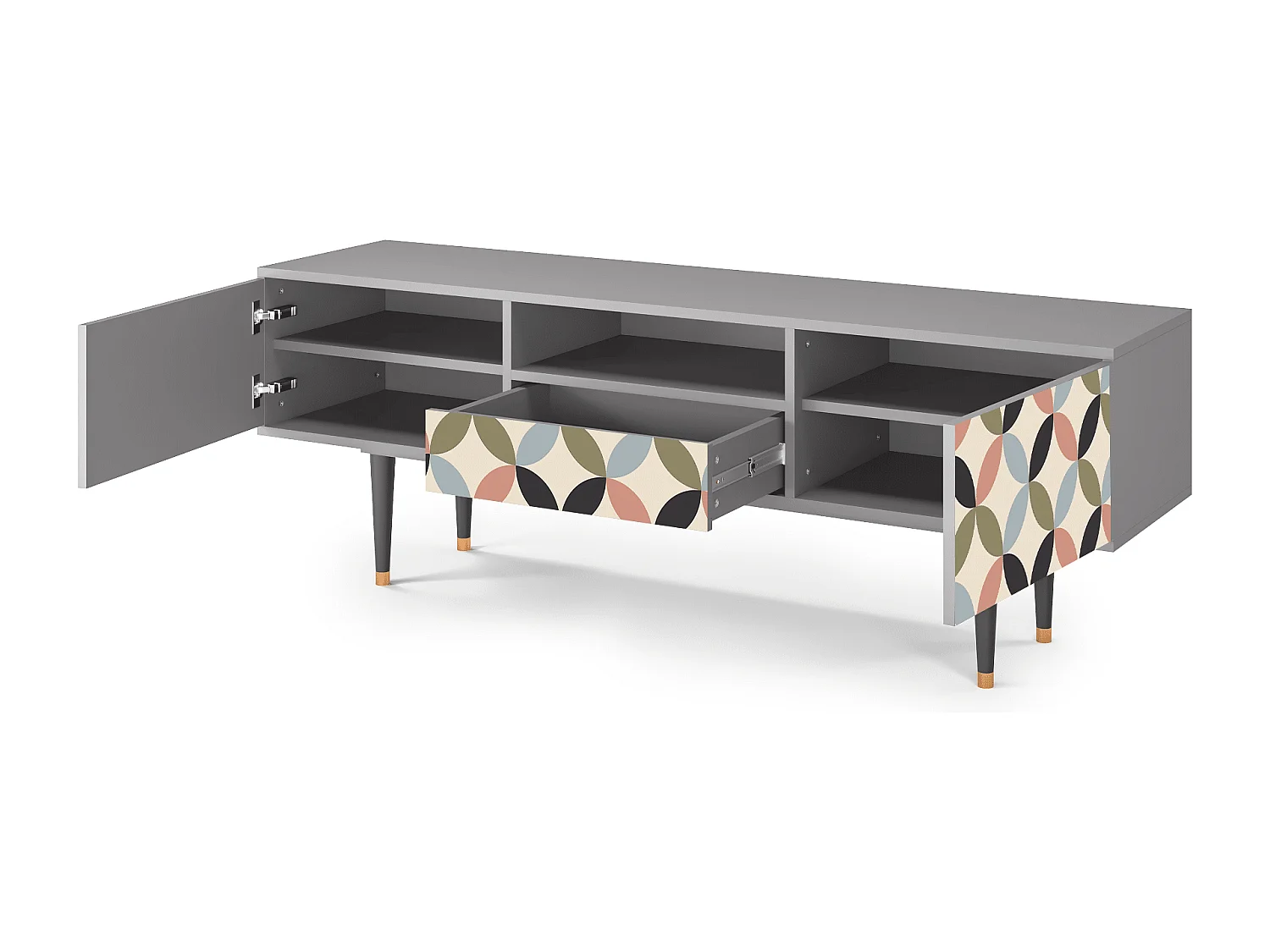 TV-Möbel - 170х59х41 cm - T6 - Butterfly Effect, Grau