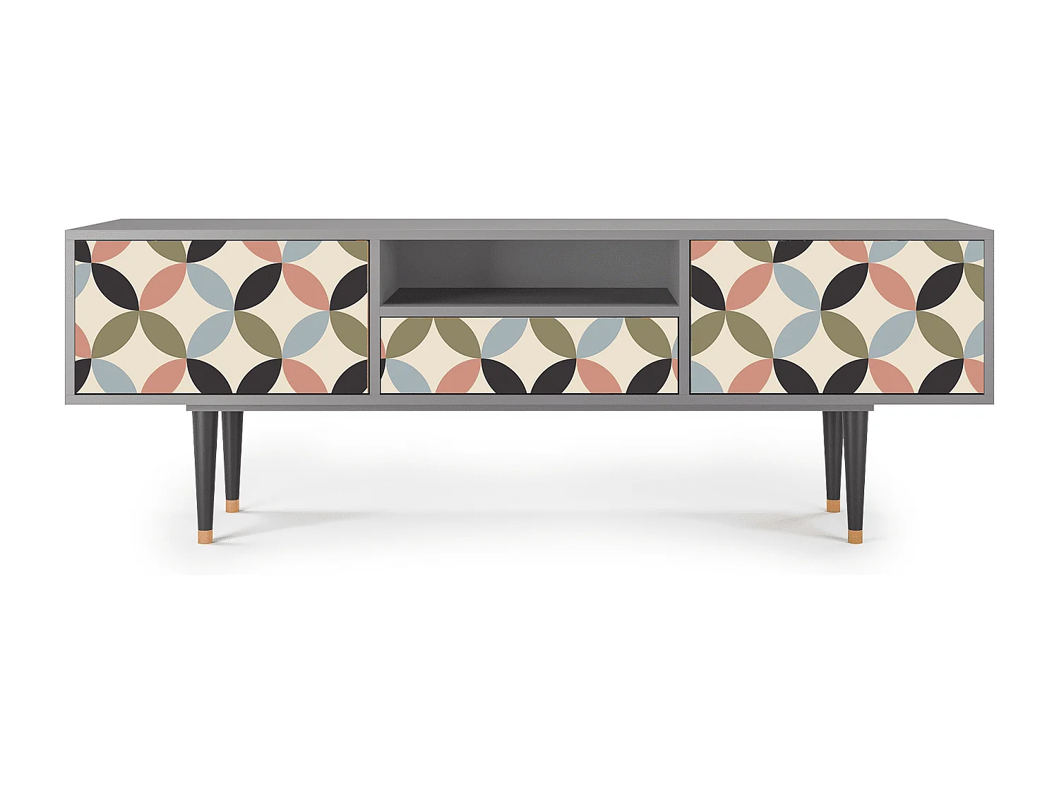 Meuble TV - 170х59х41 cm - T6 - Butterfly Effect, Gris