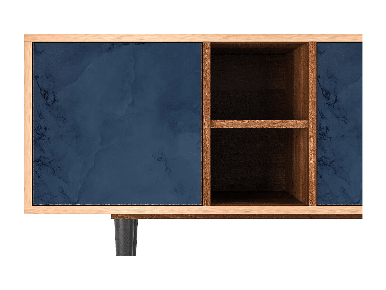 Mobile TV - 150х69х41 cm - T5 - Endless Galaxi, Noce