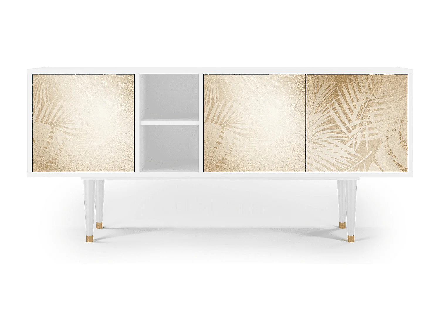 Meuble TV - 150х69х41 cm - T5 - Plant of the Dessert, Blanc