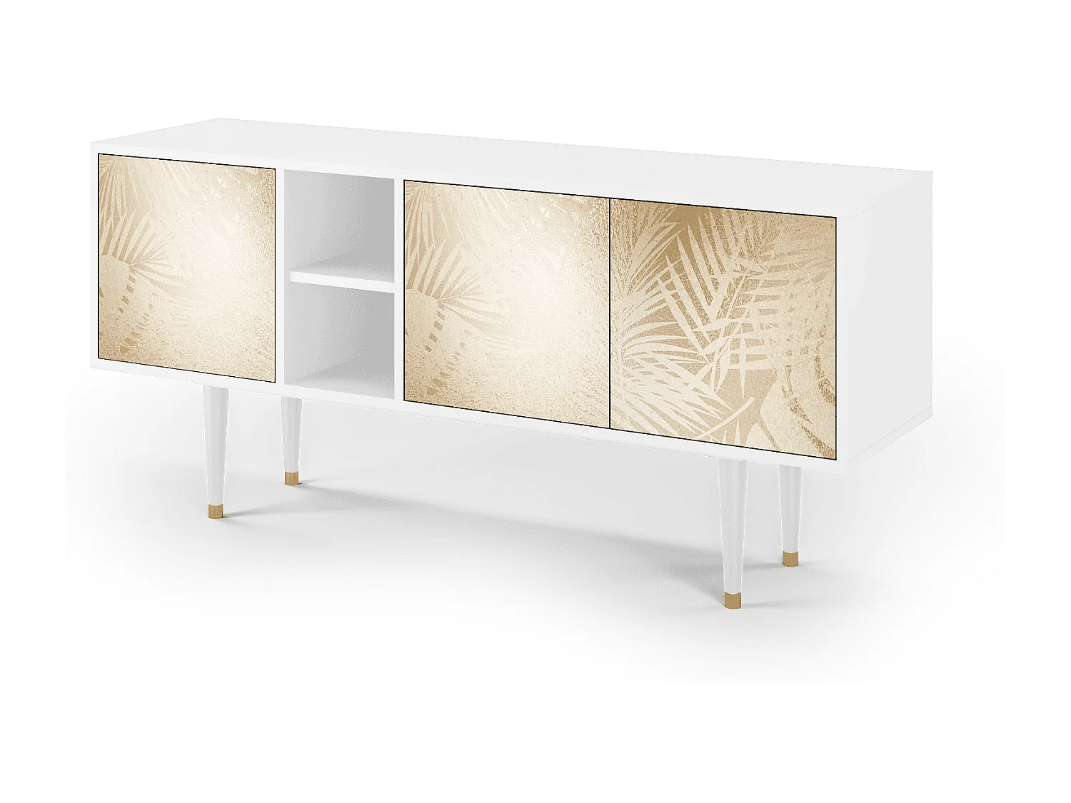 Meuble TV - 150х69х41 cm - T5 - Plant of the Dessert, Blanc