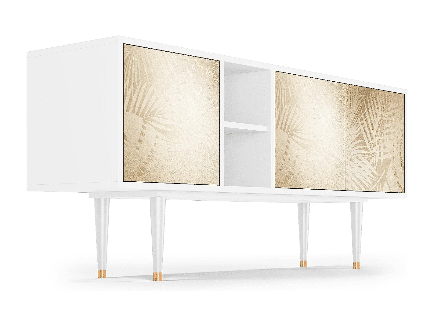 Meuble TV - 150х69х41 cm - T5 - Plant of the Dessert, Blanc