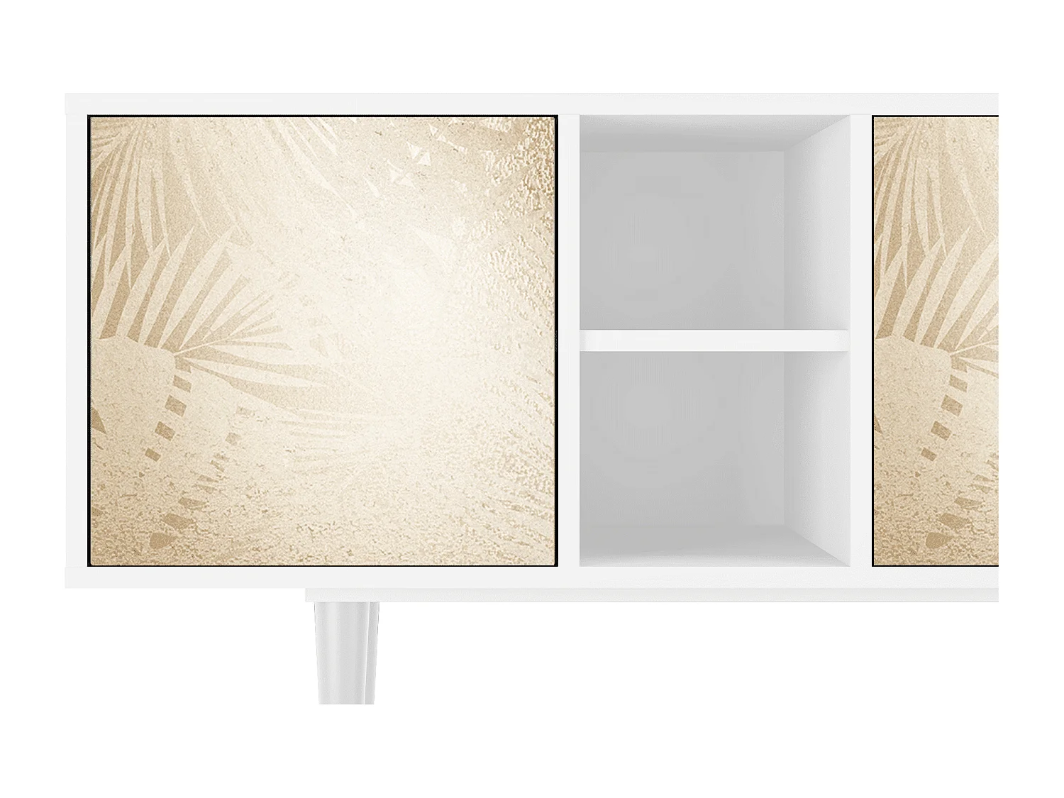 Meuble TV - 150х69х41 cm - T5 - Plant of the Dessert, Blanc