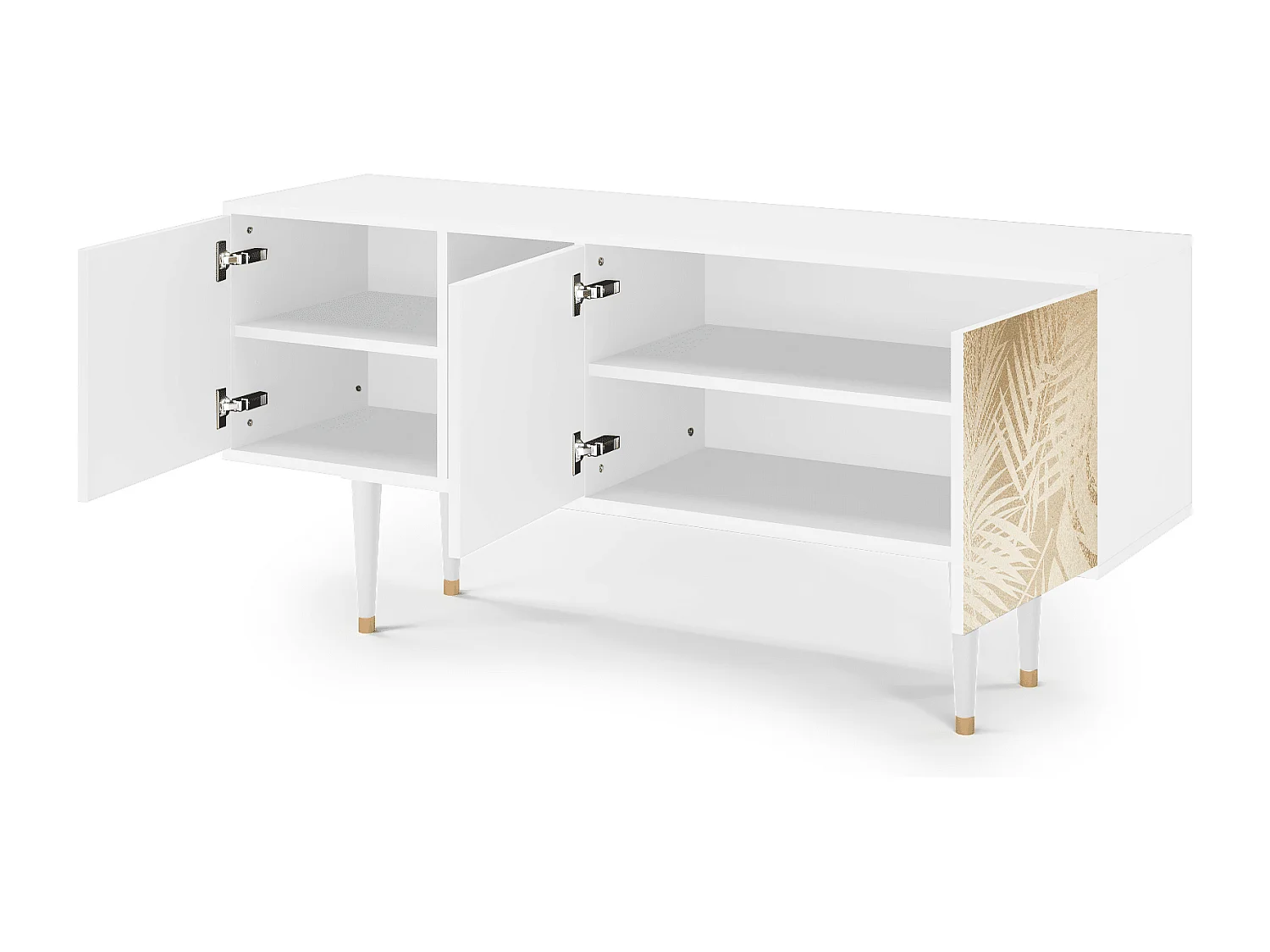 Meuble TV - 150х69х41 cm - T5 - Plant of the Dessert, Blanc