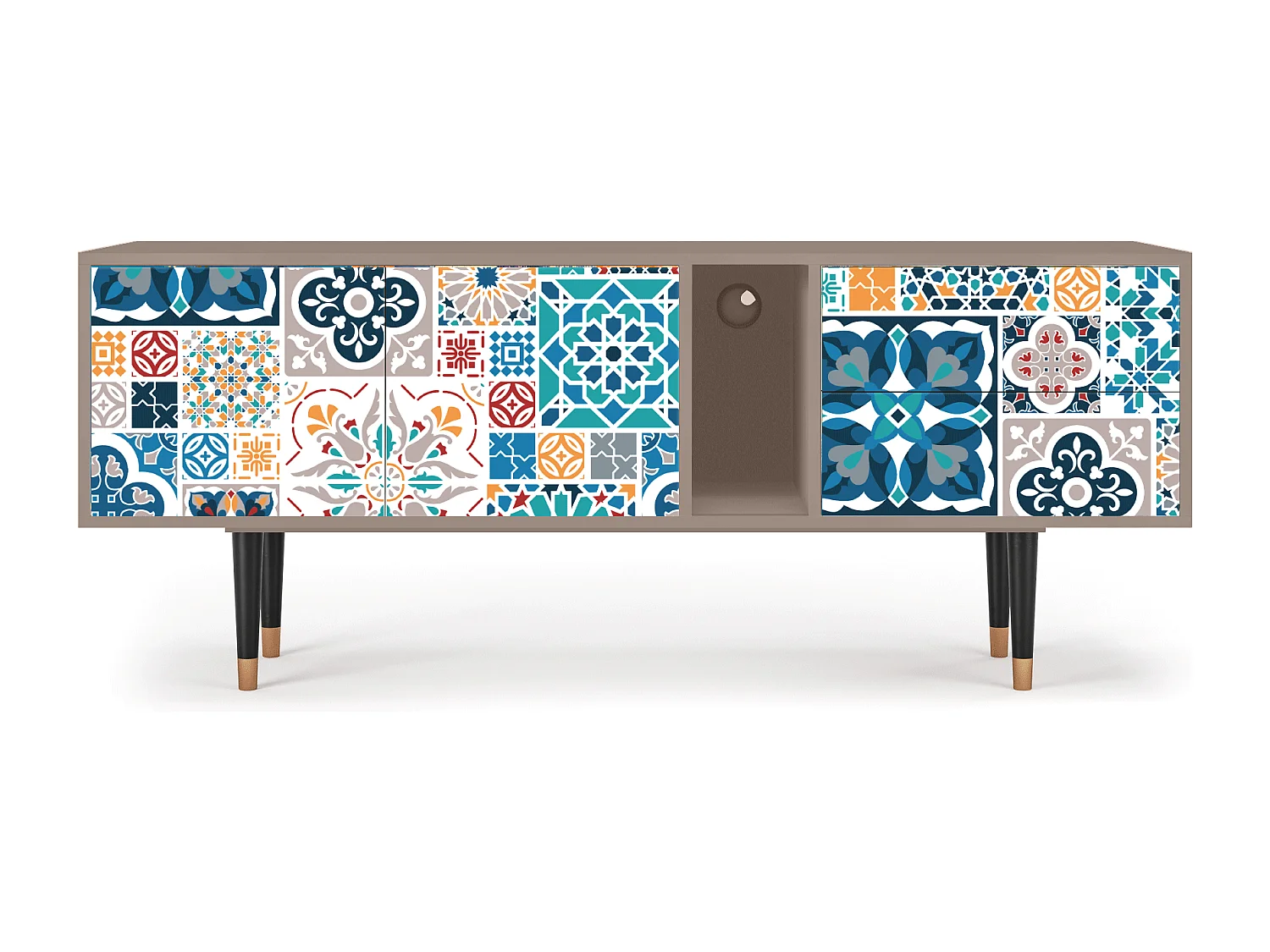 TV-Möbel - 170х69х48 cm - T1 - Moroccan Market, Latte