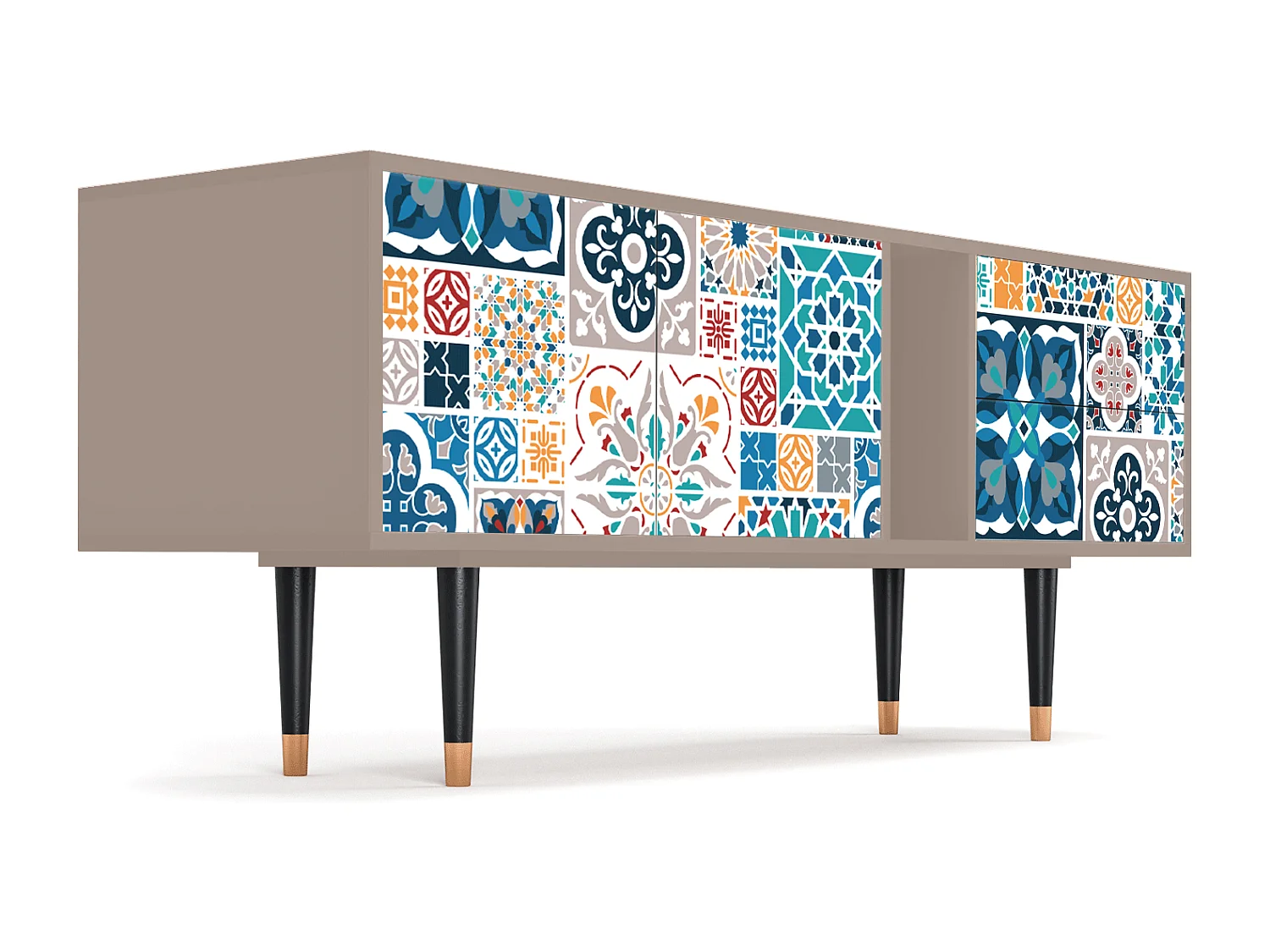 TV-meubel - 170х69х48 cm - T1 - Moroccan Market, Latte