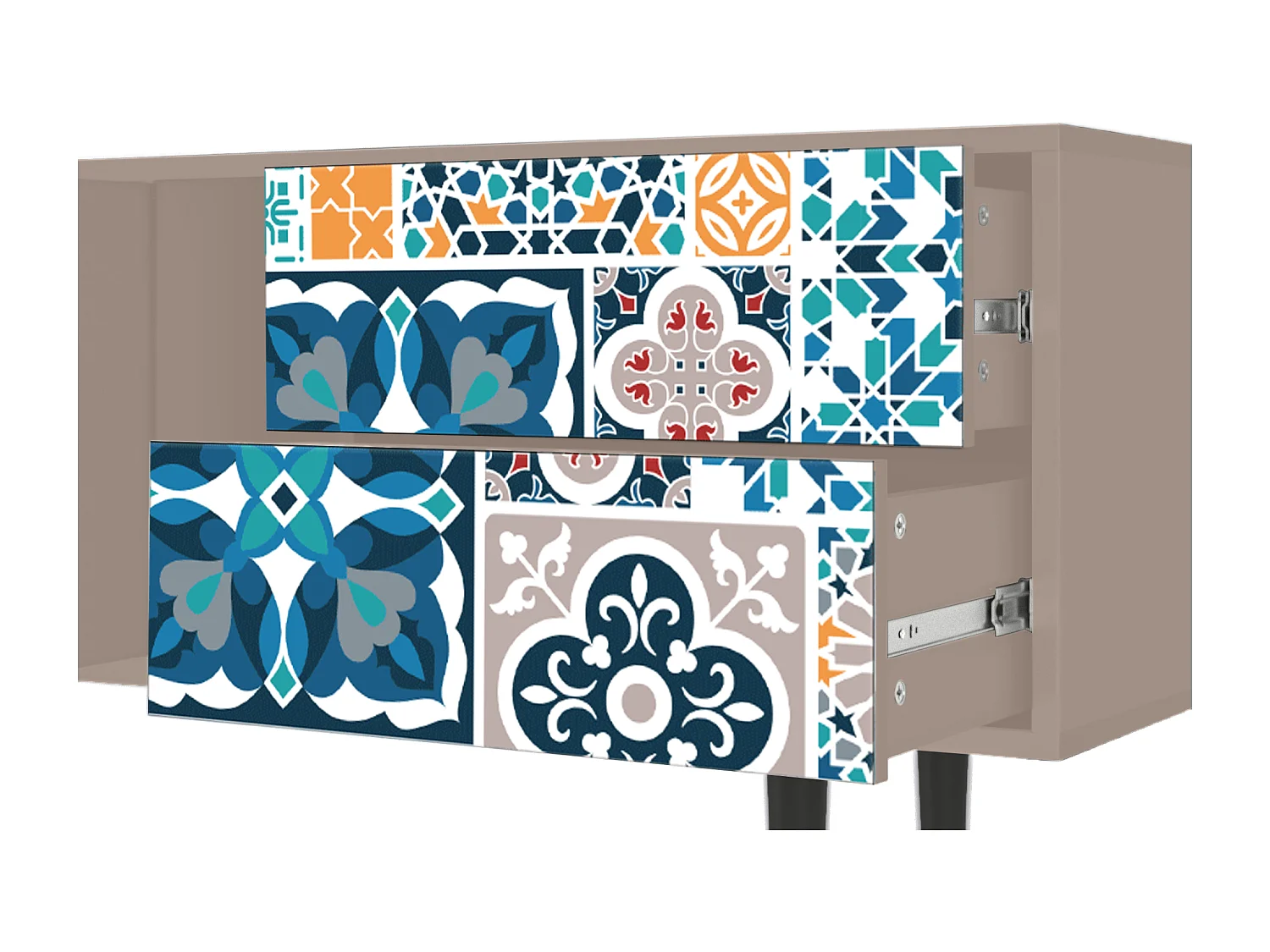 TV-meubel - 170х69х48 cm - T1 - Moroccan Market, Latte