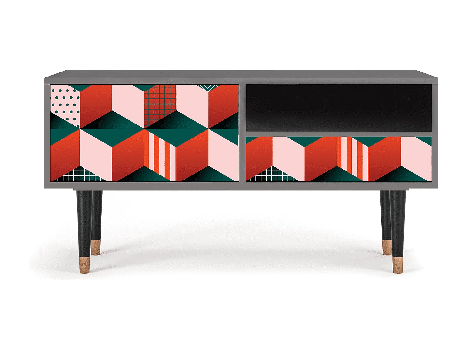 Meuble TV - 115х59х48 cm - T3 - Pepsi-Cola, Sable