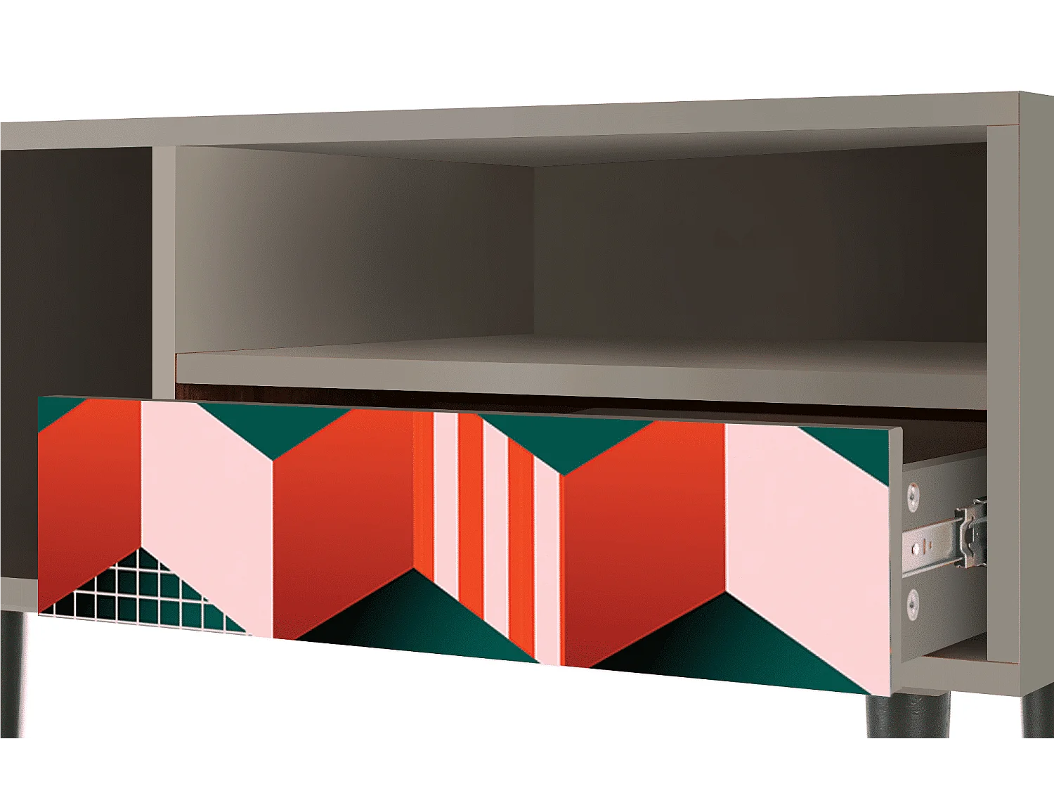 Meuble TV - 115х59х48 cm - T3 - Pepsi-Cola, Sable