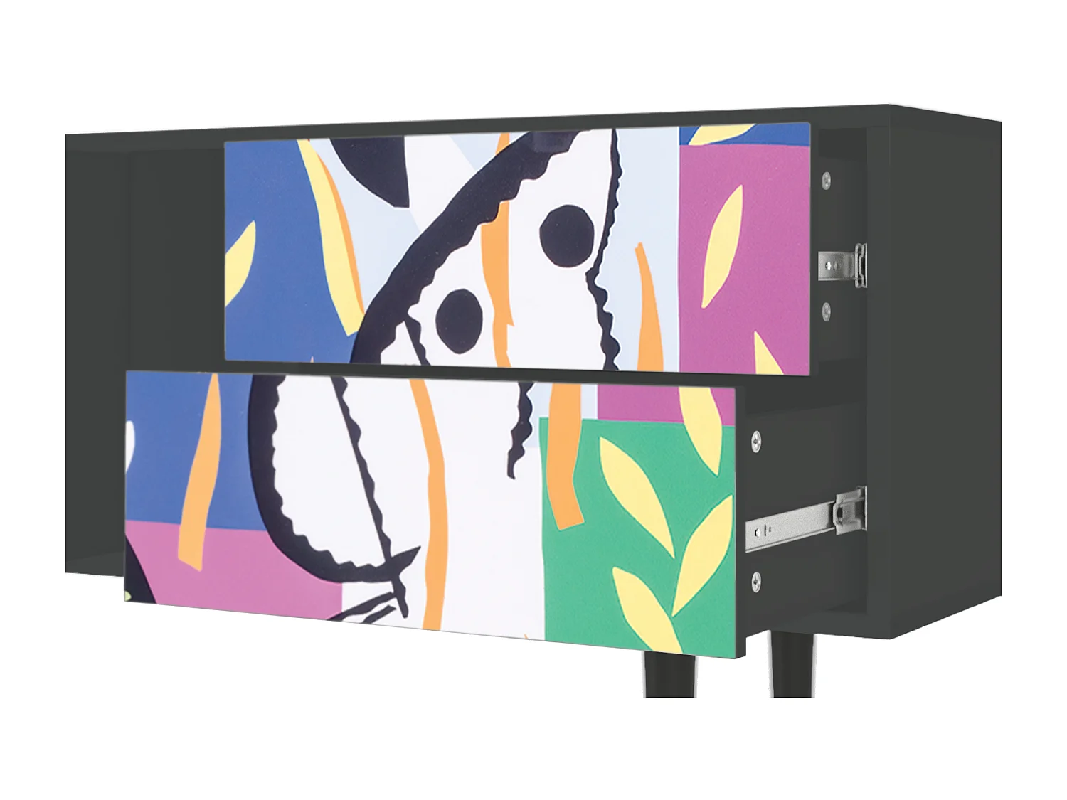 Mobile TV - 170х69х48 cm - T1 - La Tristesse du Roi, Antracite