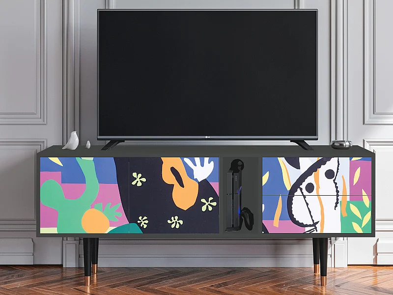 Mobile TV - 170х69х48 cm - T1 - La Tristesse du Roi, Antracite