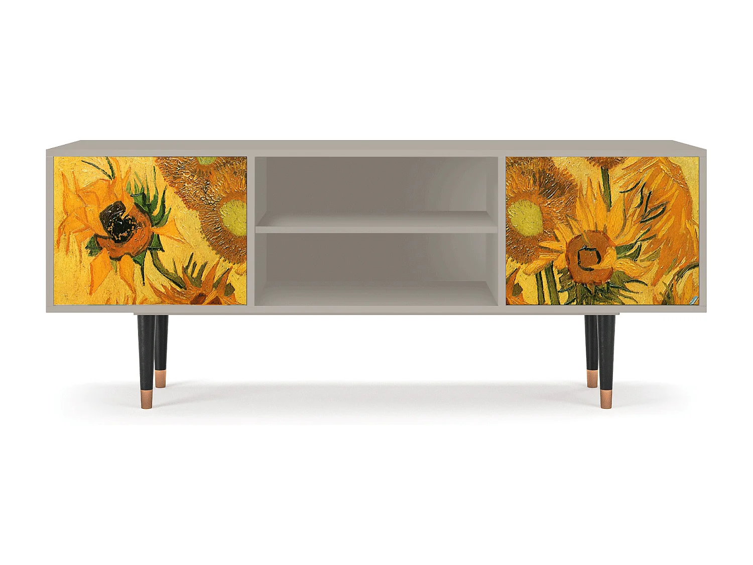 TV-meubel - 170х69х48 cm - T2 - Sunflowers, Zand