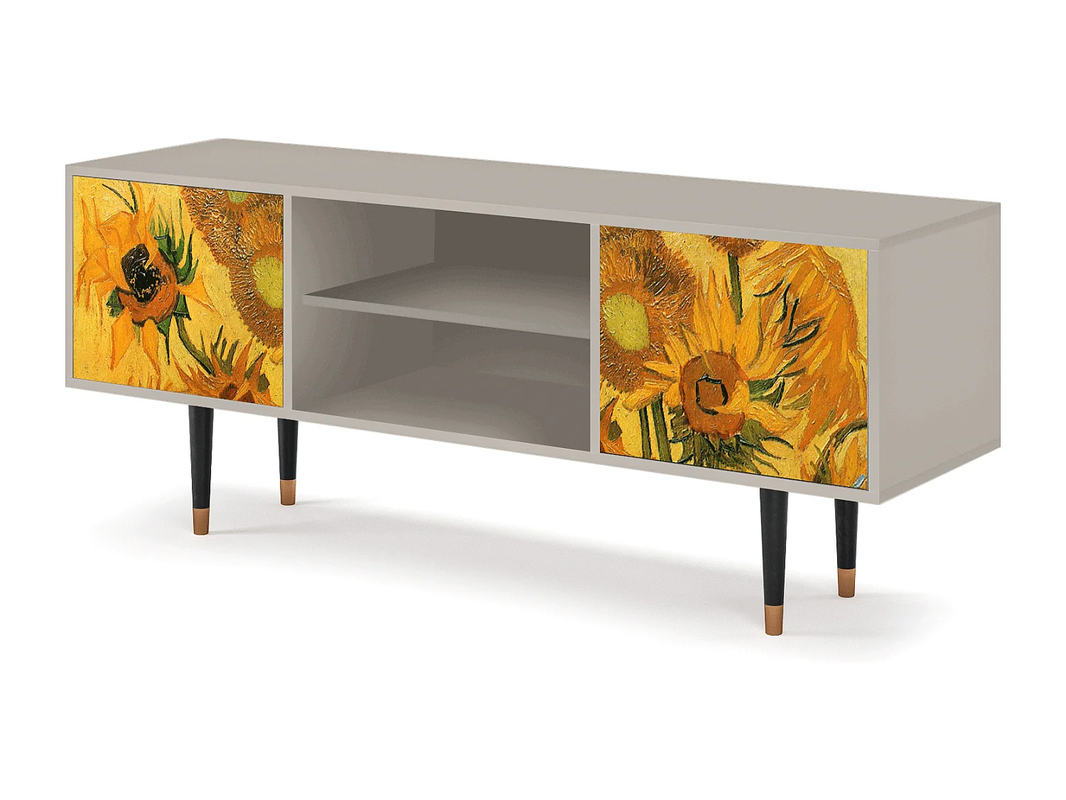 TV-meubel - 170х69х48 cm - T2 - Sunflowers, Zand