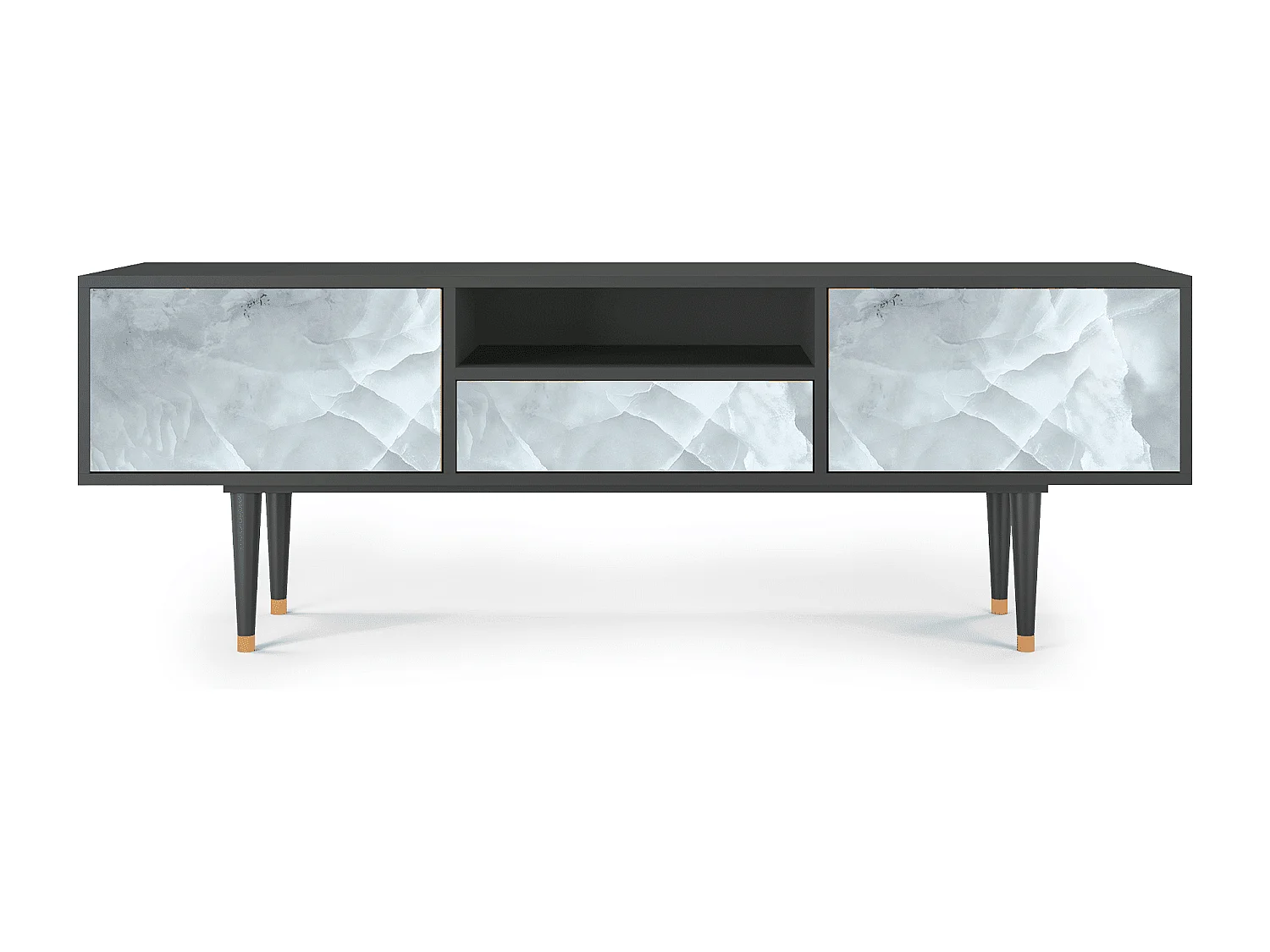 TV-meubel - 170х59х41 cm - T6 - The Onyx, Antraciet