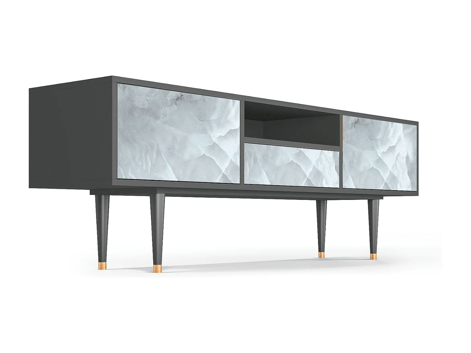 TV-meubel - 170х59х41 cm - T6 - The Onyx, Antraciet