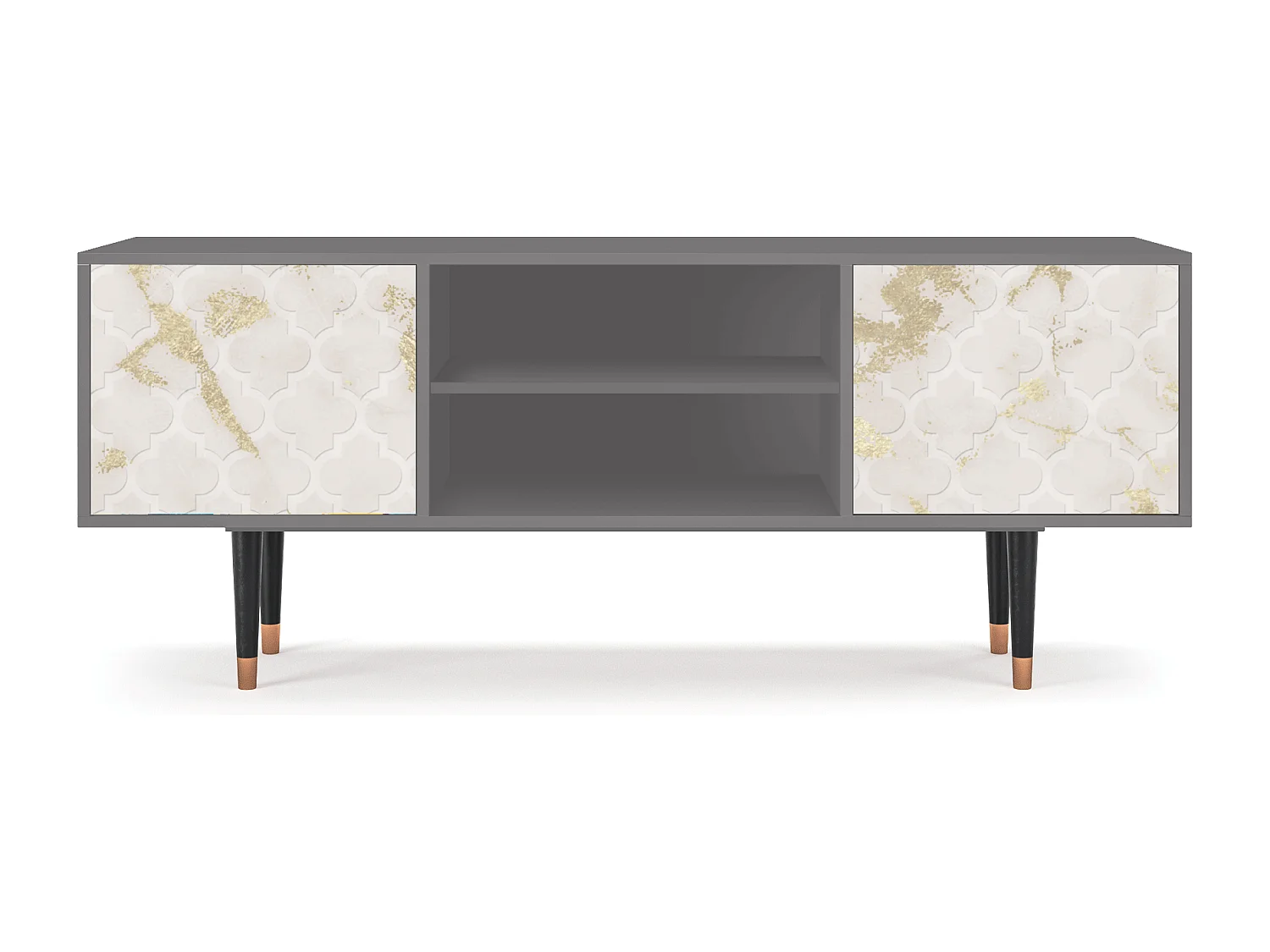 Mueble de TV - 170х69х48 cm - T2 - Sahara desert, Cinza