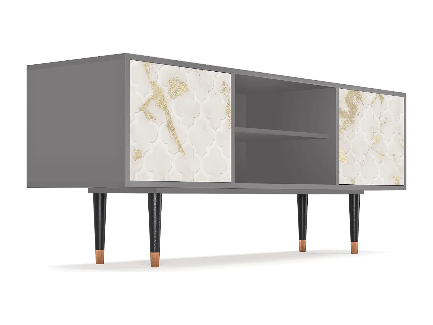 Mueble de TV - 170х69х48 cm - T2 - Sahara desert, Cinza