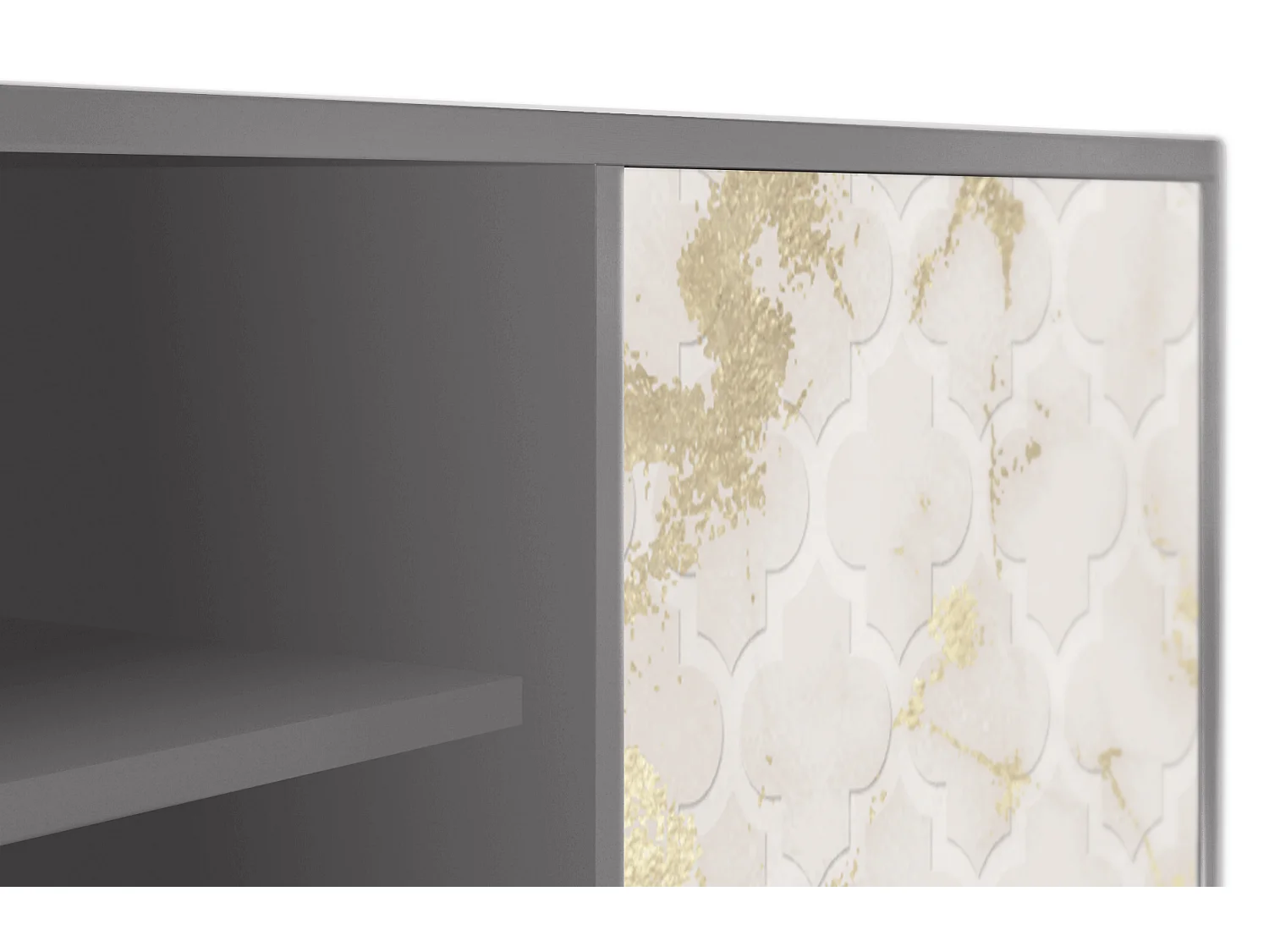 Mueble de TV - 170х69х48 cm - T2 - Sahara desert, Cinza