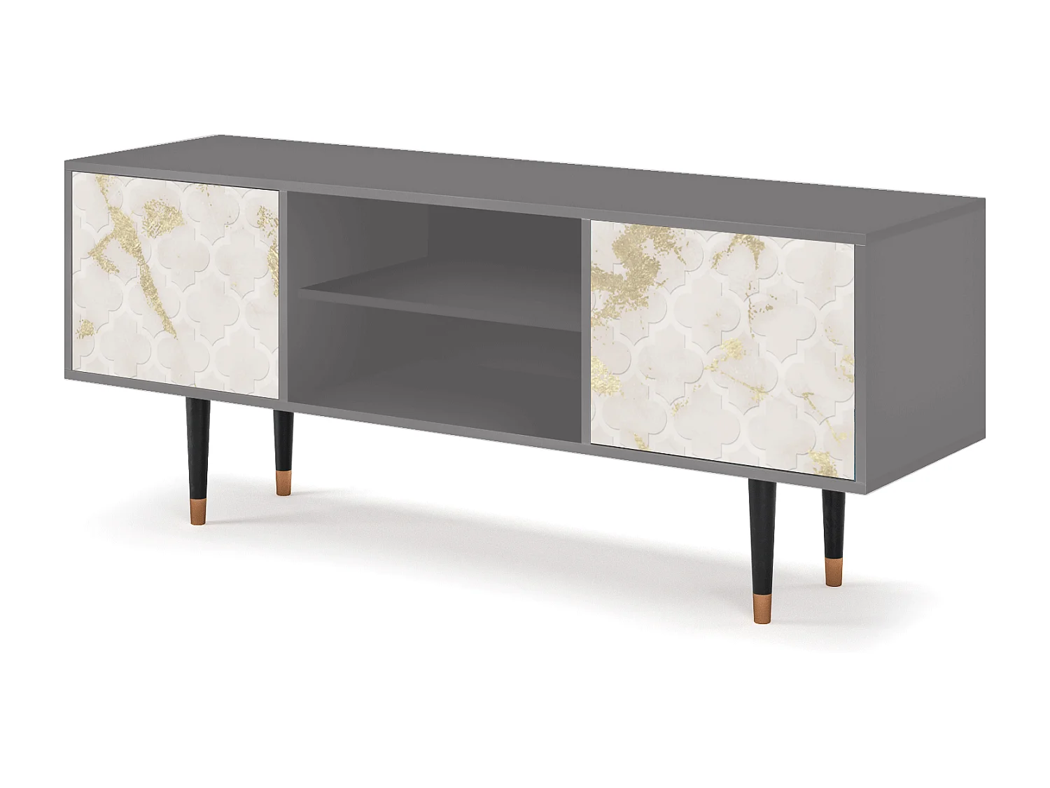 Mueble de TV - 170х69х48 cm - T2 - Sahara desert, Cinza