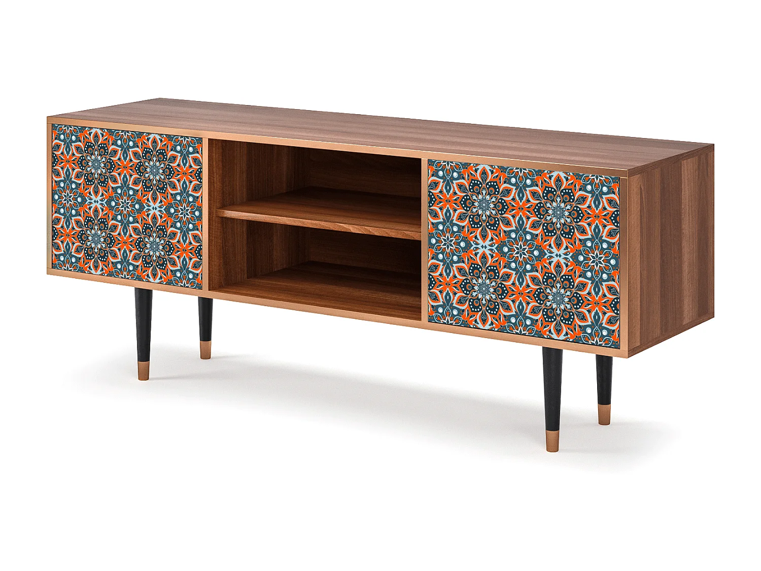 Meuble TV - 170х69х48 cm - T2 - Fire Beetle, Noyer