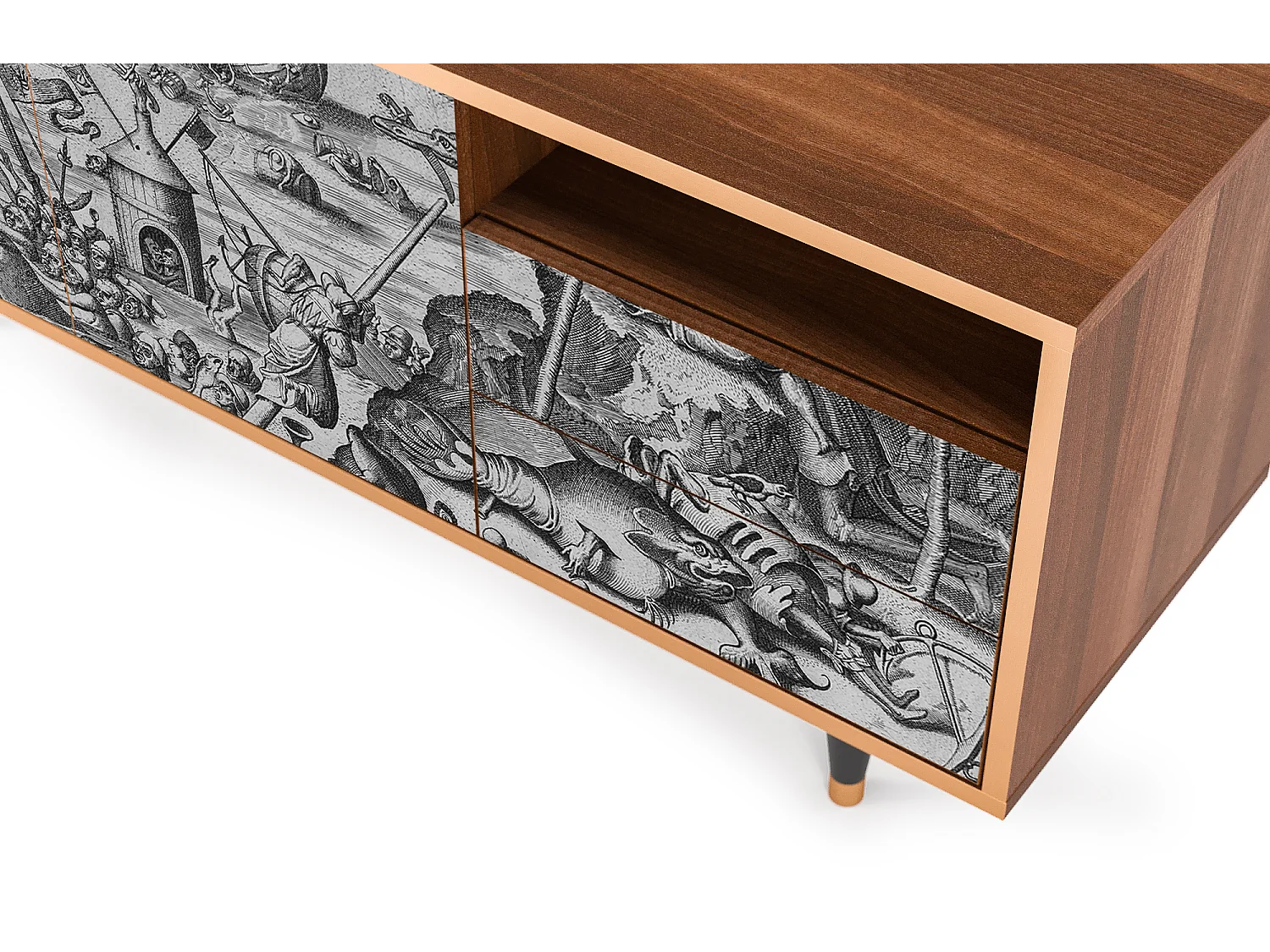 Mobile TV - 125х56х41 cm - T7 - The Temptation, Noce