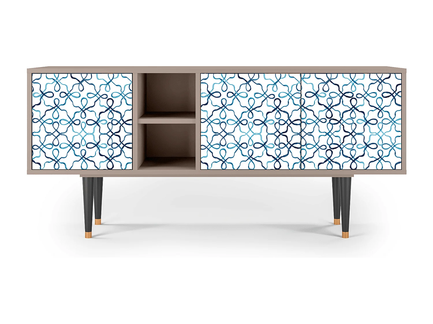 Mobile TV - 150х69х41 cm - T5 - Marine Strings, Latte