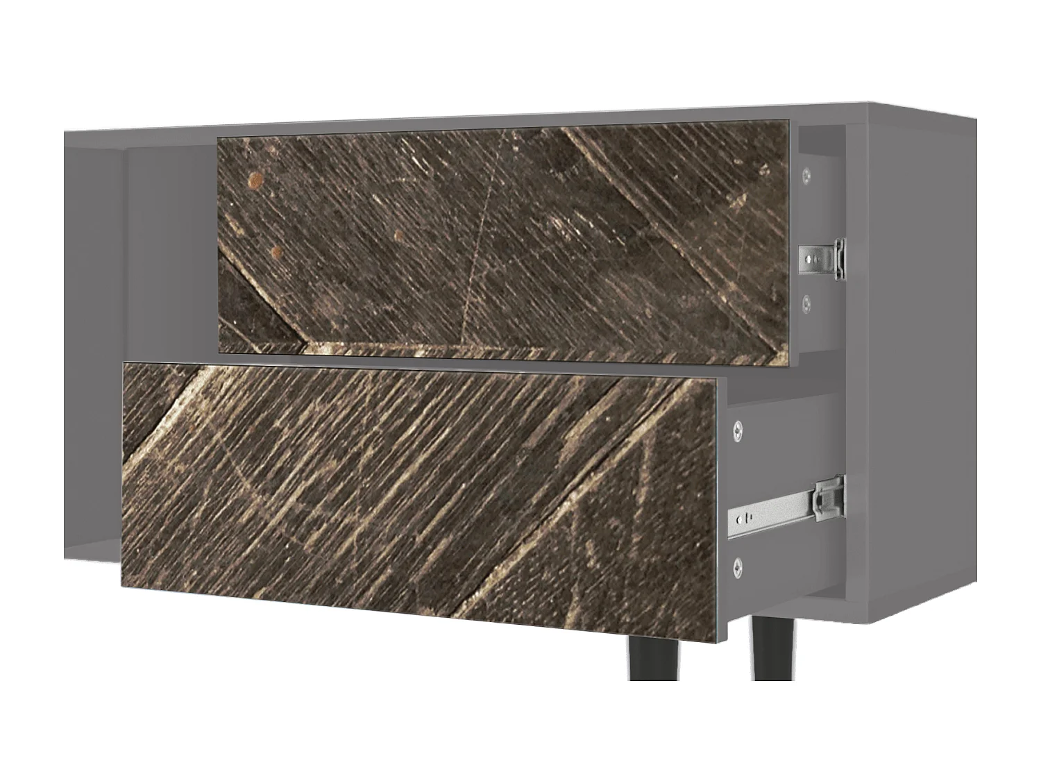 Meuble TV - 170х69х48 cm - T1 - Wise Tree, Gris