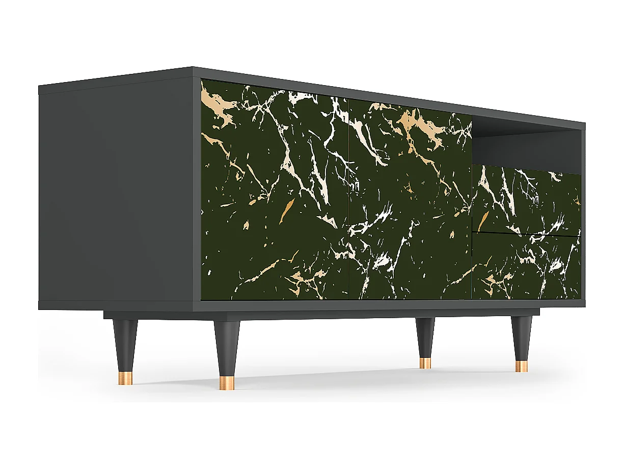 TV-Möbel - 125х56х41 cm - T7 - Amazon Forest, Anthrazit