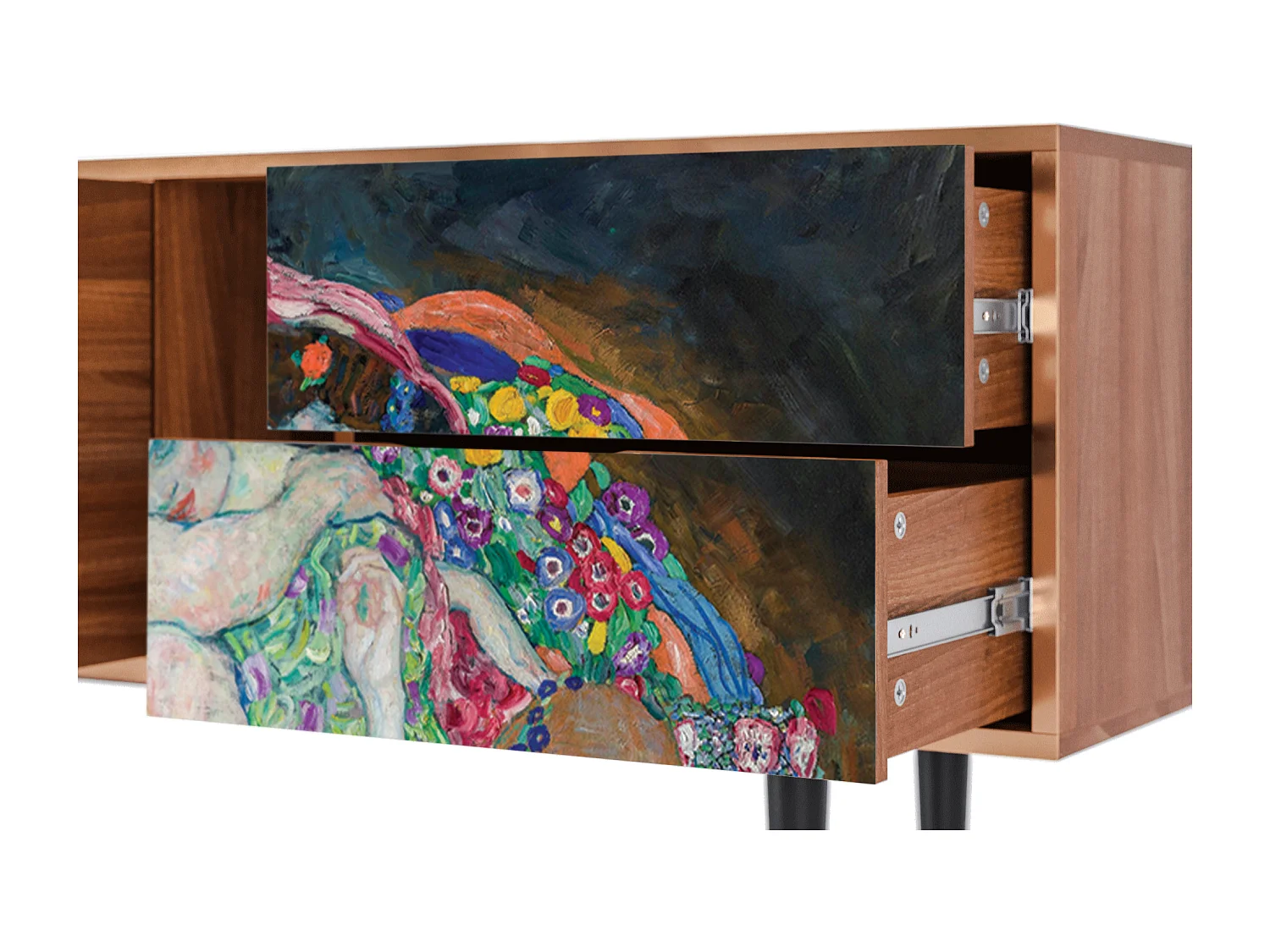 Meuble TV - 170х69х48 cm - T1 - The Maiden by Klimt, Noyer
