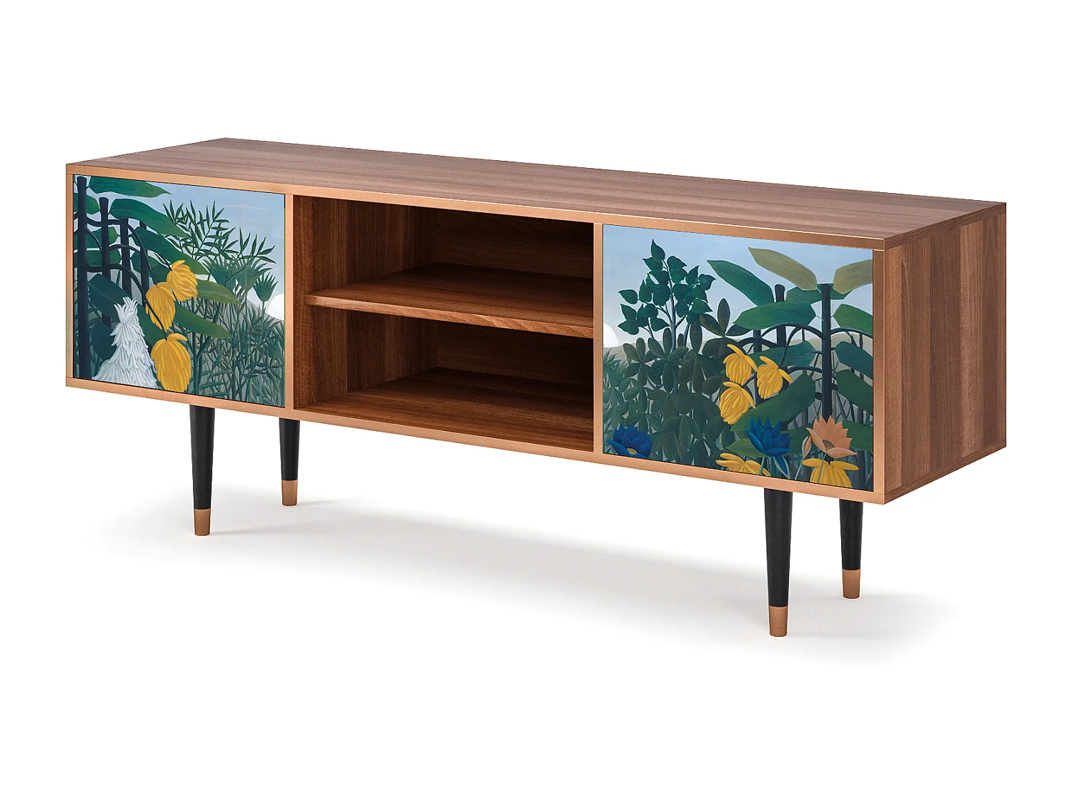 TV-Möbel - 170х69х48 cm - T2 - The Repast of the Lion, Walnuss