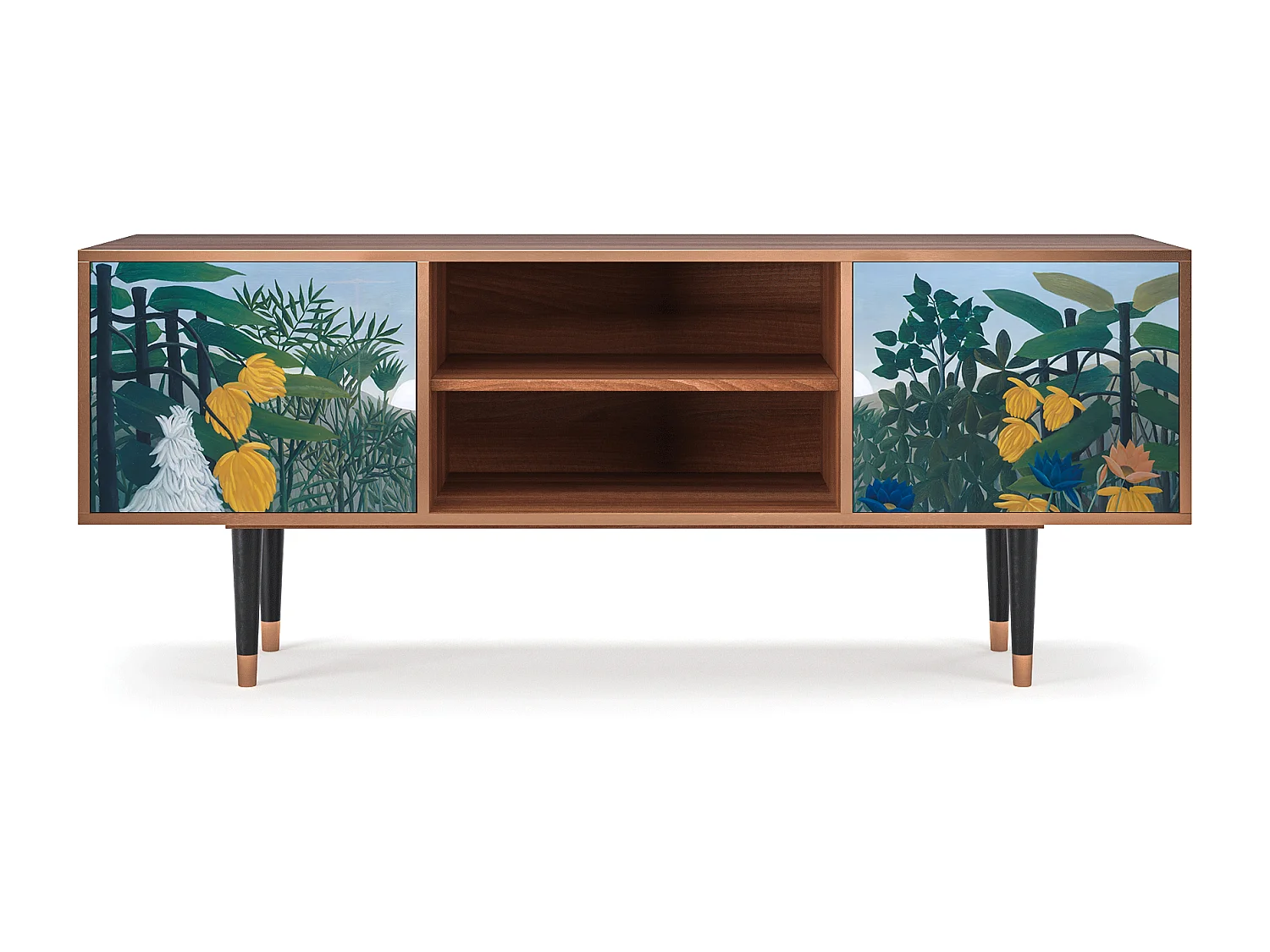 TV-Möbel - 170х69х48 cm - T2 - The Repast of the Lion, Walnuss