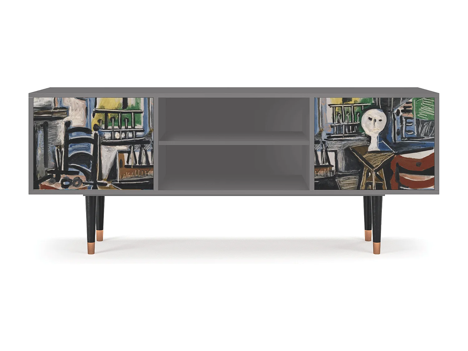 Meuble TV - 170х69х48 cm - T2 - The Studio , Gris