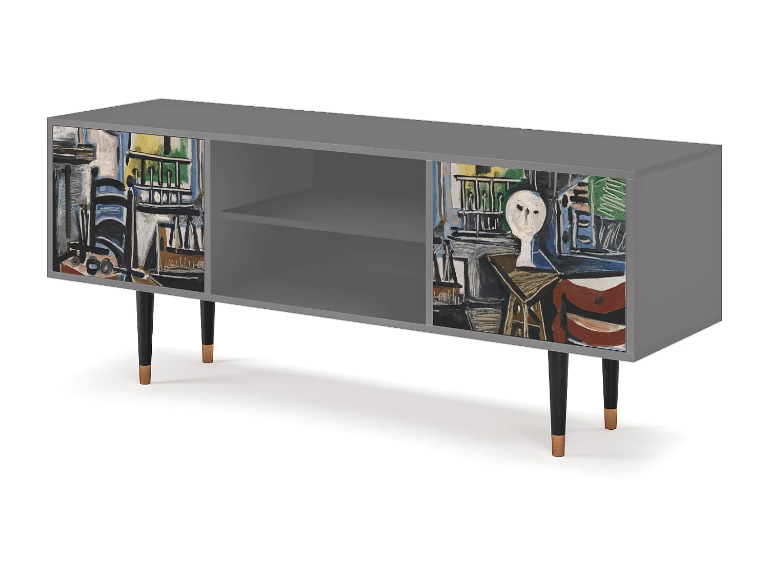 Mobile TV - 170х69х48 cm - T2 - The Studio , Grigio