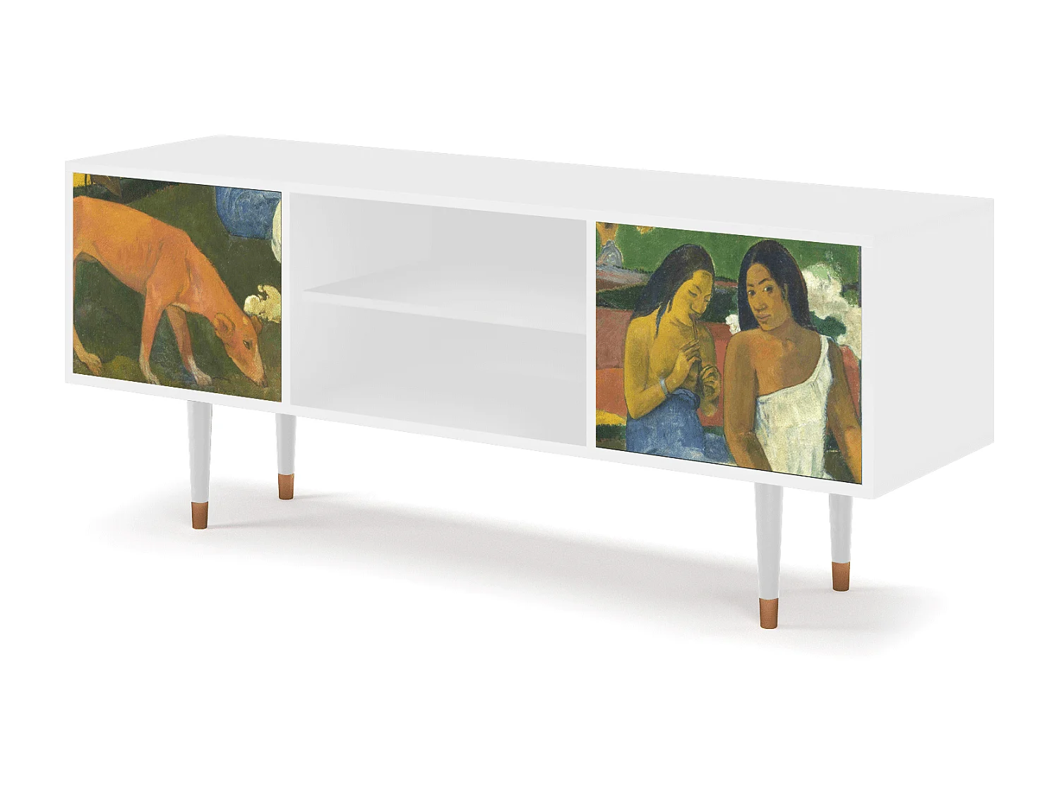 Mobile TV - 170х69х48 cm - T2 - Arearea , Bianco