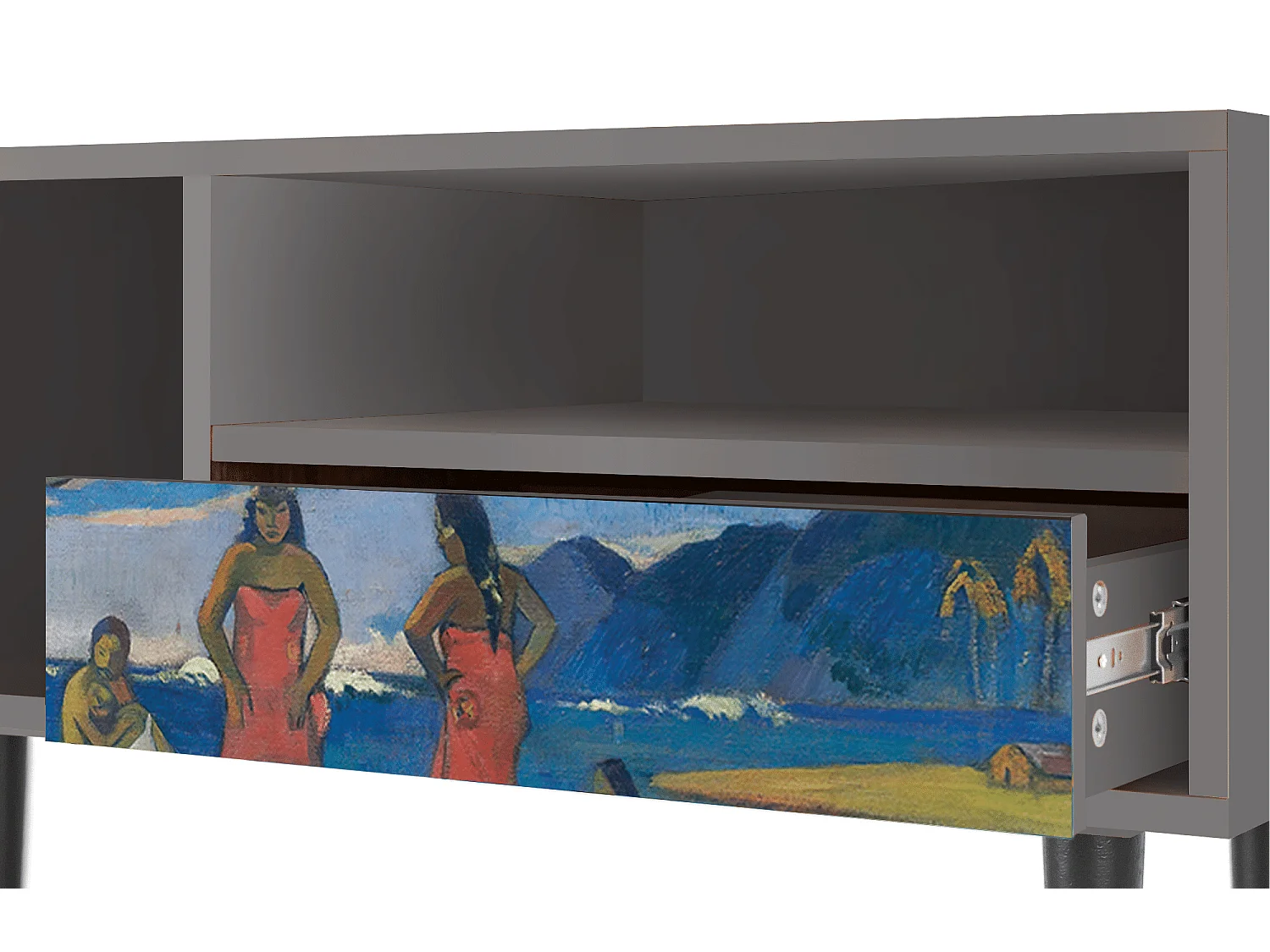 TV-meubel - 115х59х48 cm - T3 - Day of the God, Grijs