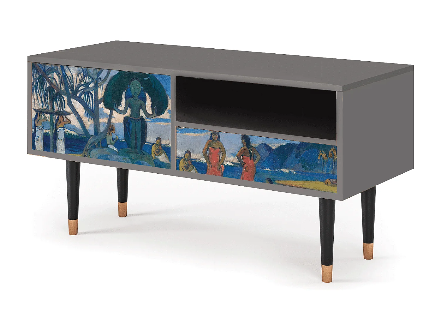 Mobile TV - 115х59х48 cm - T3 - Day of the God, Grigio