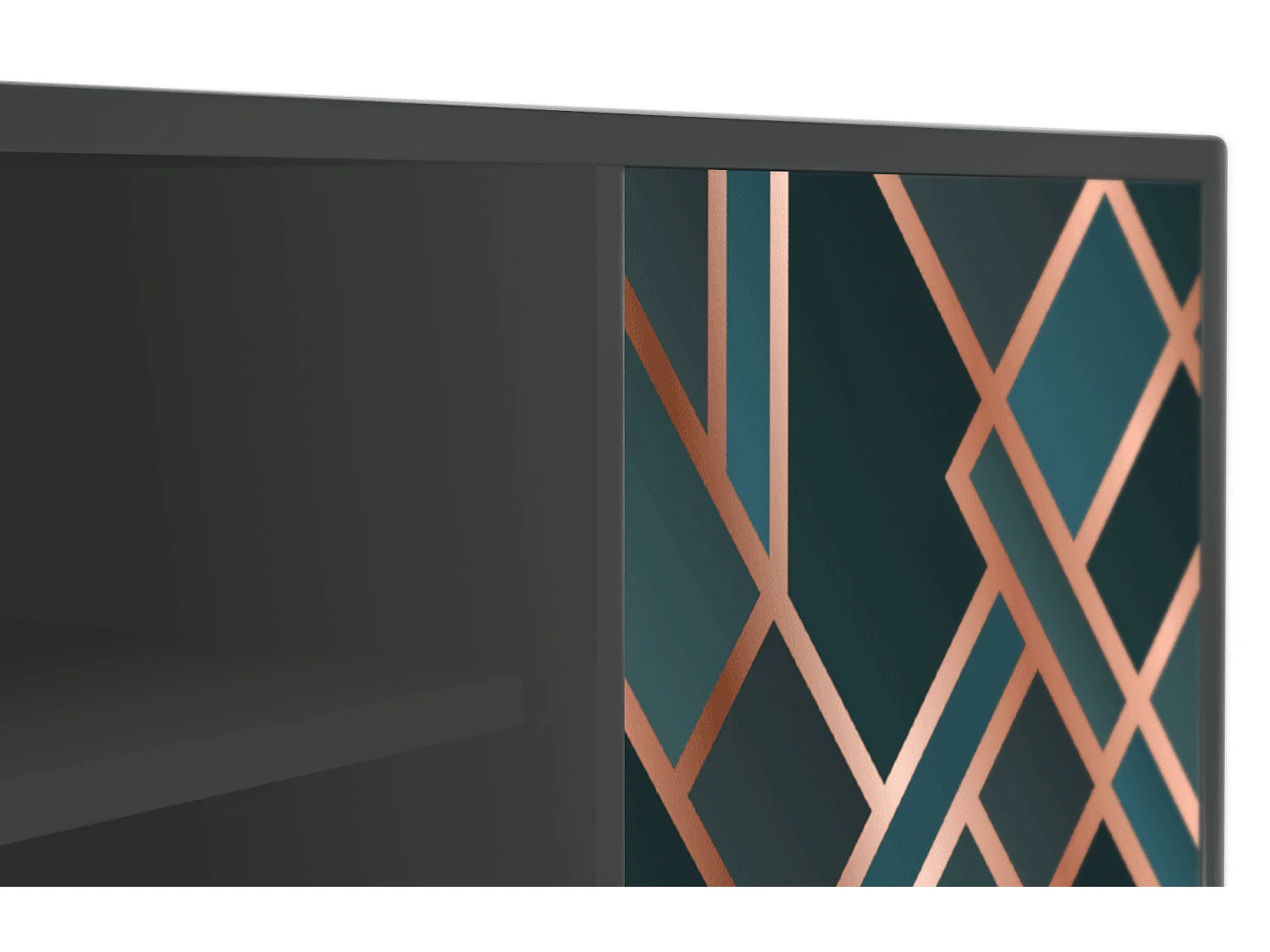 TV-meubel - 170х69х48 cm - T2 - Bronze Crossroad, Antraciet