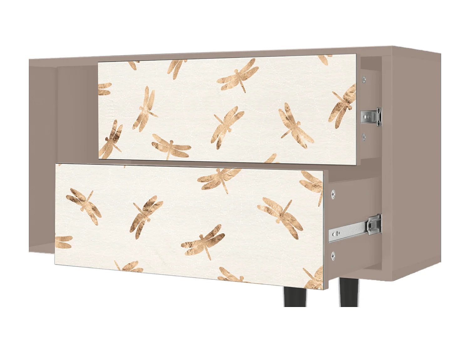 Mueble de TV - 170х69х48 cm - T1 - Nude Dragonflies, Latte