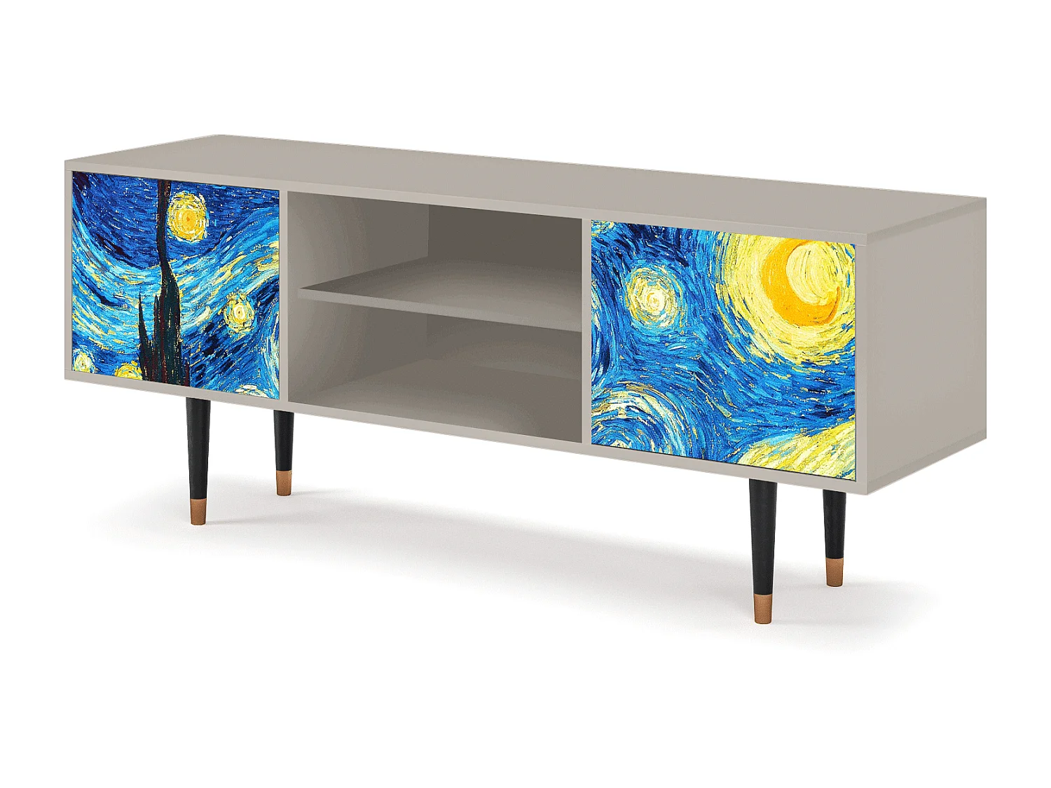 Mobile TV - 170х69х48 cm - T2 - The Starry Night  , Sabbia