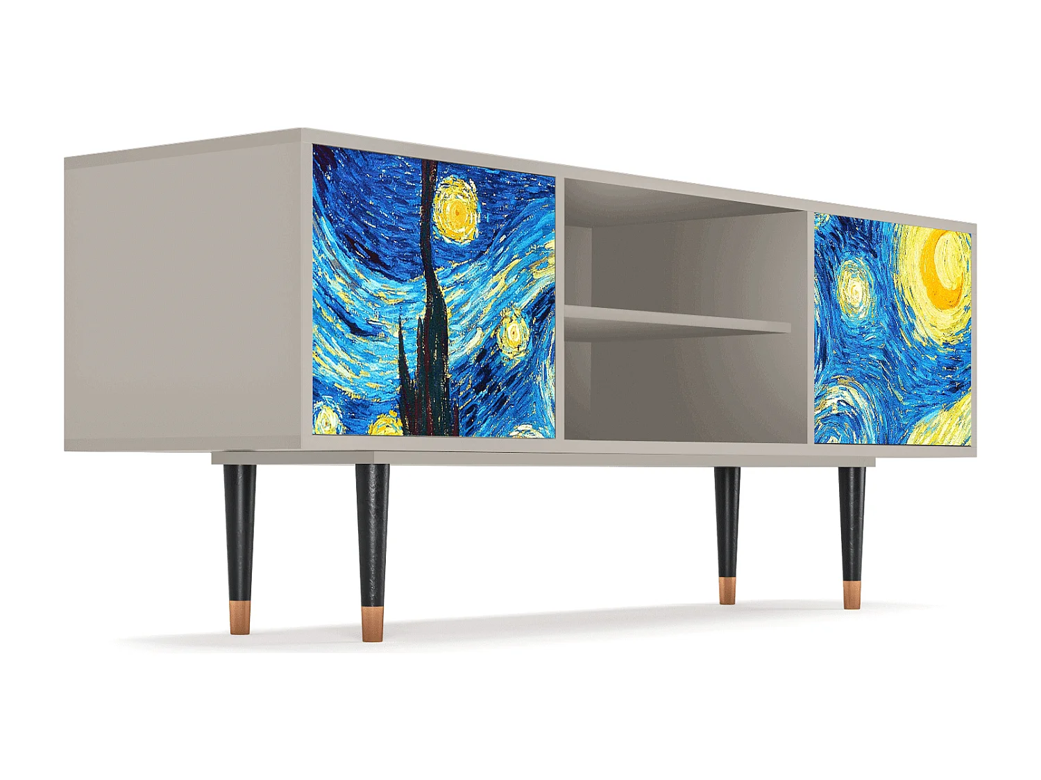 Mobile TV - 170х69х48 cm - T2 - The Starry Night  , Sabbia