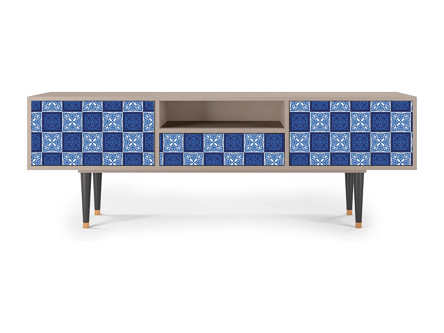 Meuble TV - 170х59х41 cm - T6 - Light Path, Latte