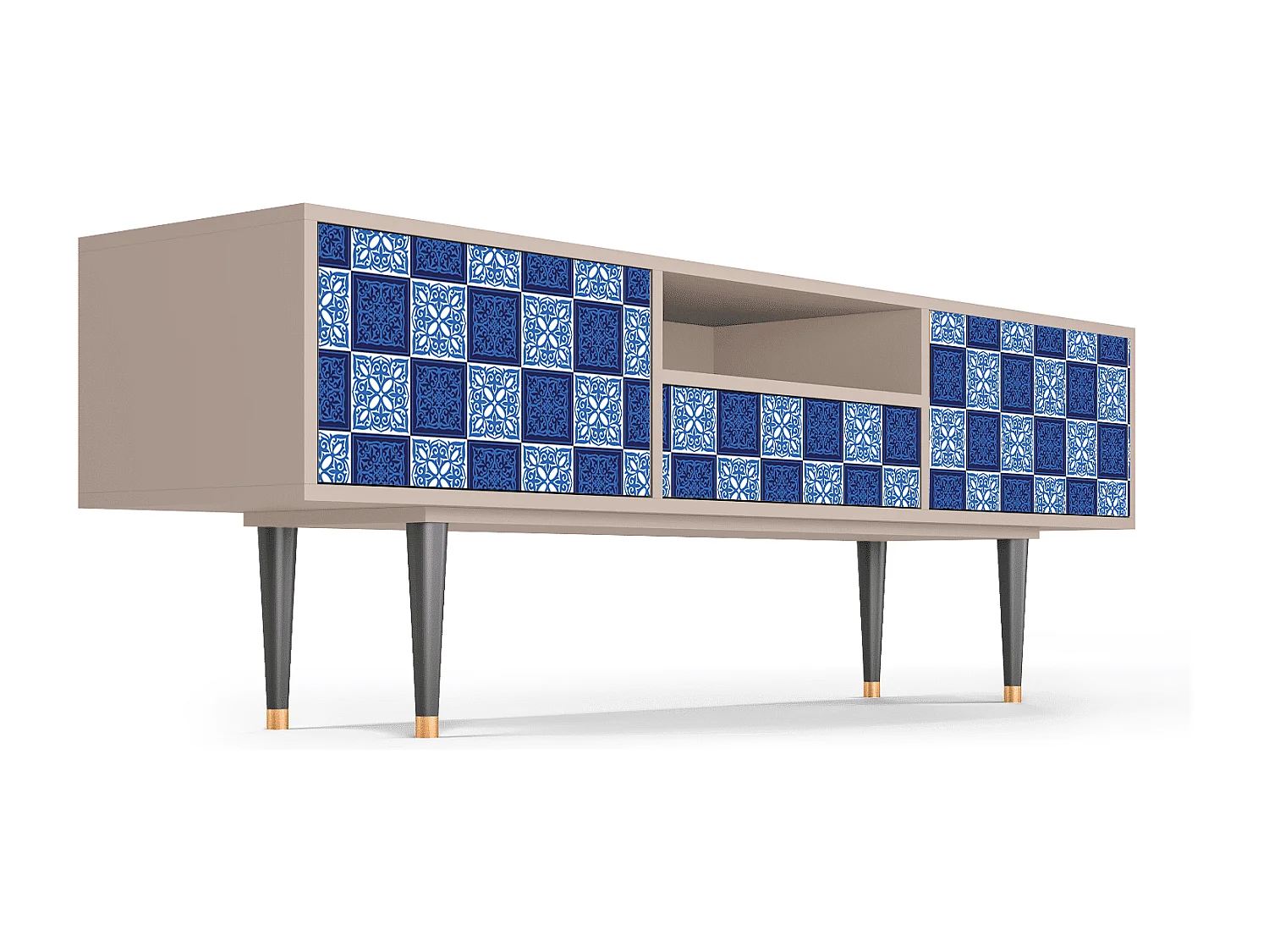 Meuble TV - 170х59х41 cm - T6 - Light Path, Latte