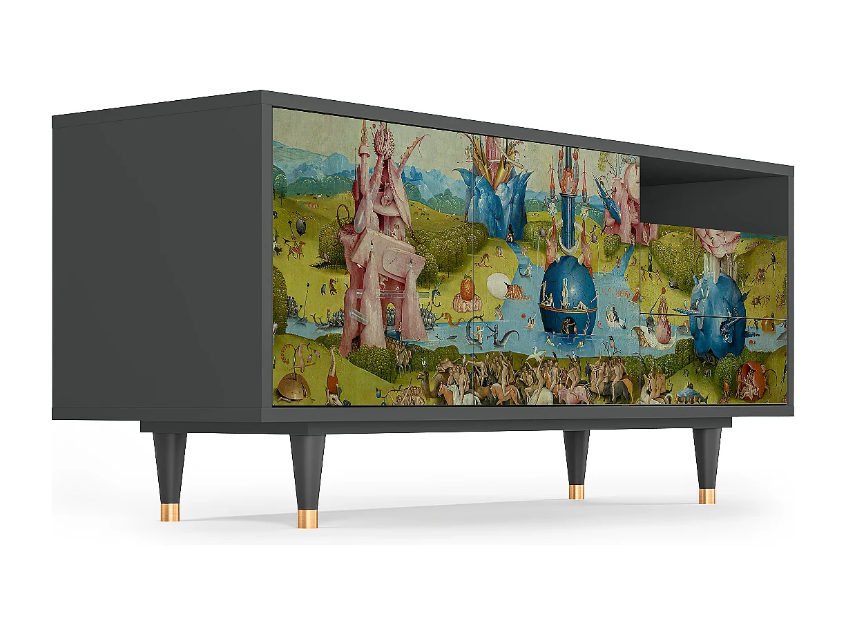 Mueble de TV - 125х56х41 cm - T7 - The Garden 2 by Bosch, Antracita