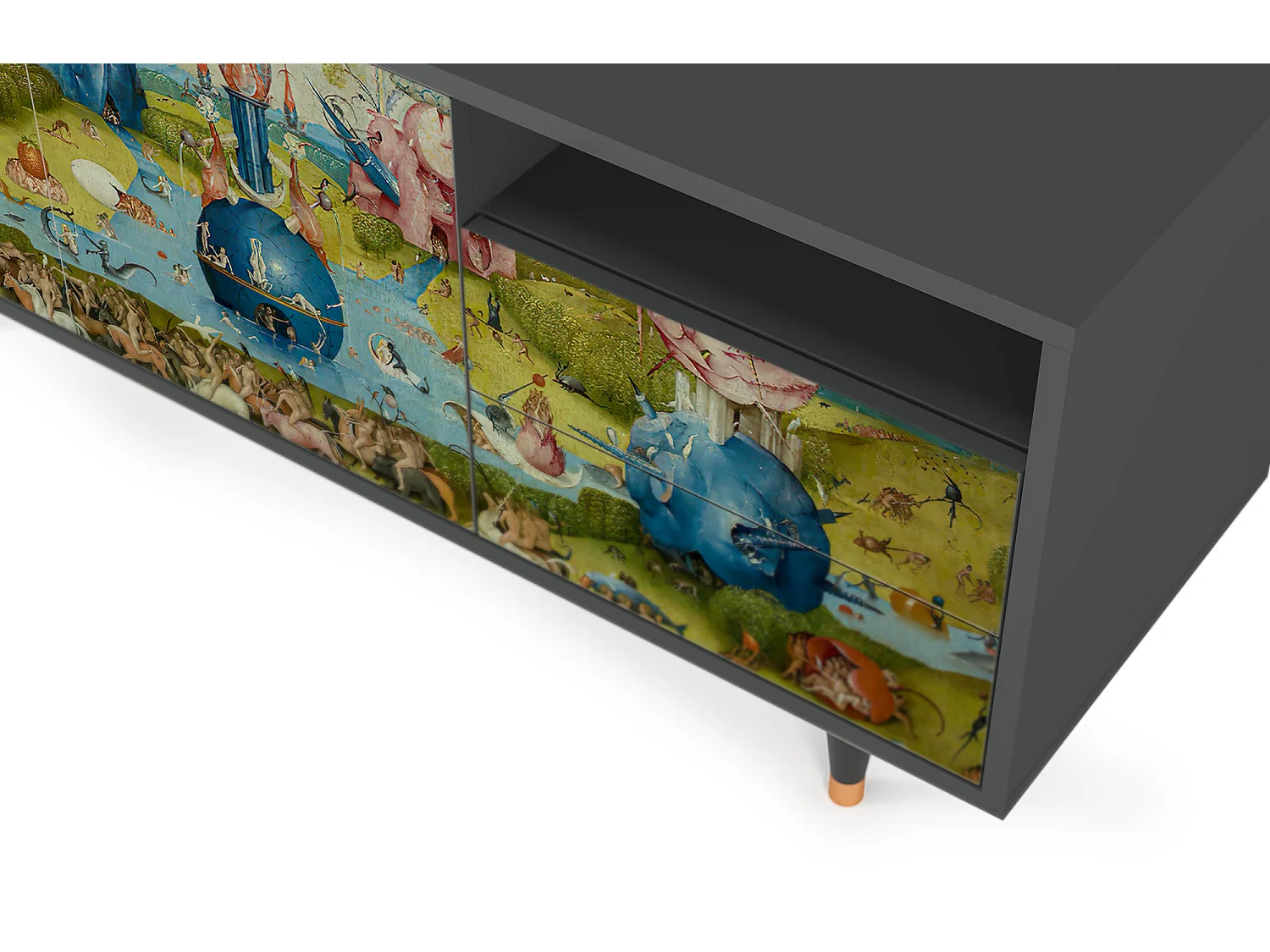 Meuble TV - 125х56х41 cm - T7 - The Garden 2 by Bosch, Anthracite