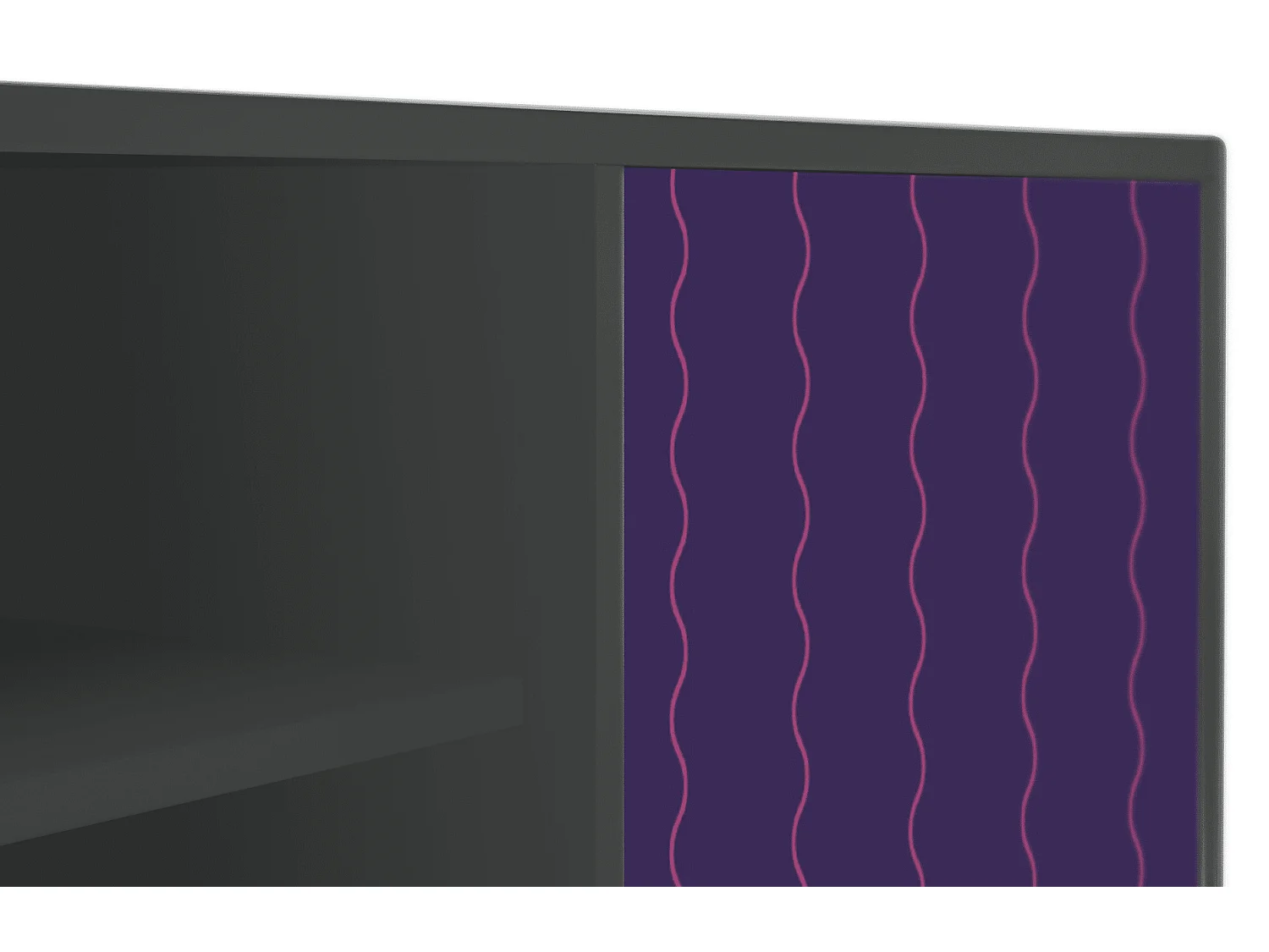 Meuble TV - 170х69х48 cm - T2 - Grape Maccaroni, Anthracite
