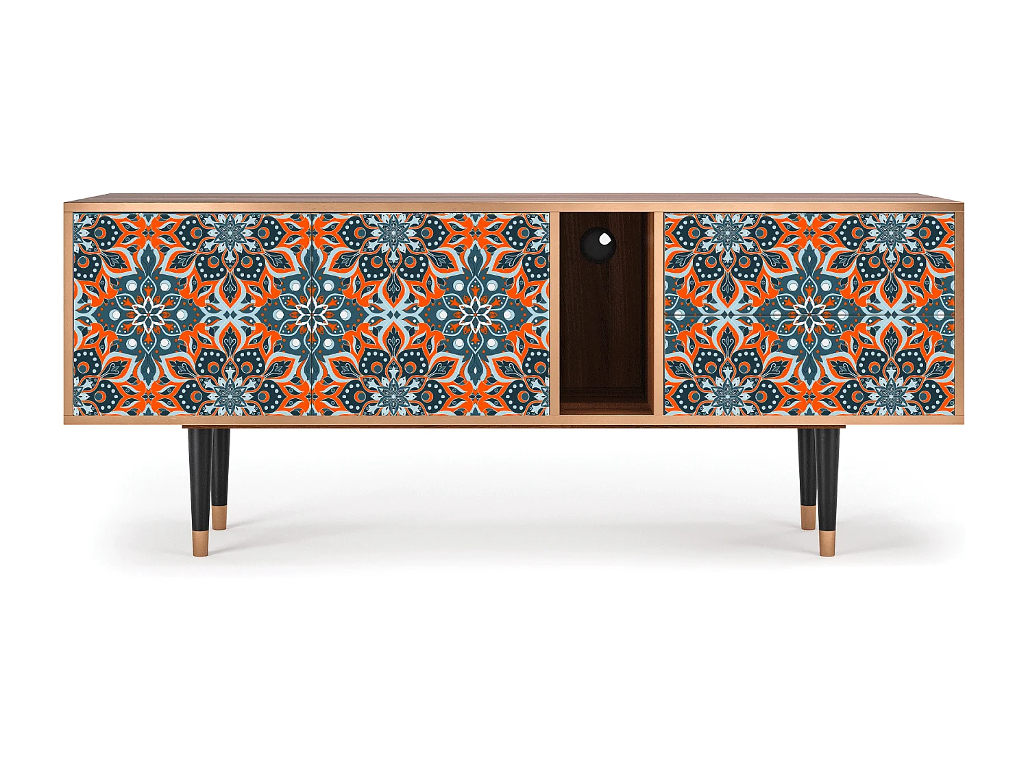 TV-meubel - 170х69х48 cm - T1 - Fire Beetle, Walnoot